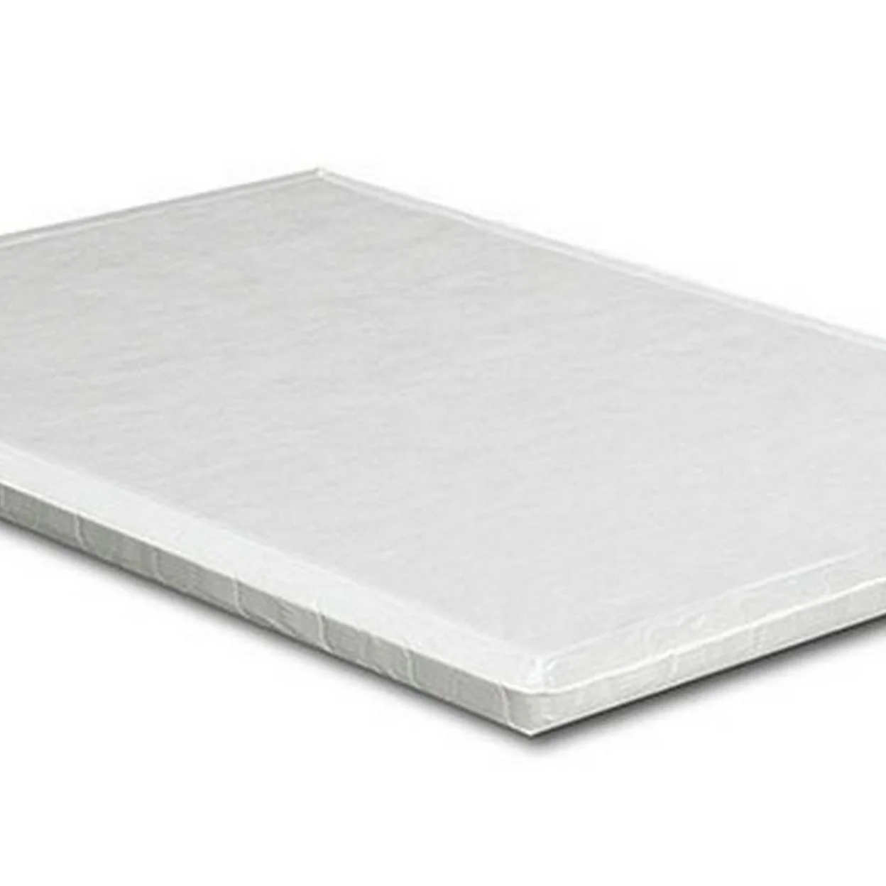 Amo 2 Inch King Size Bunkie Board Mattress Foundation with Slats, Foam- Saltoro Sherpi
