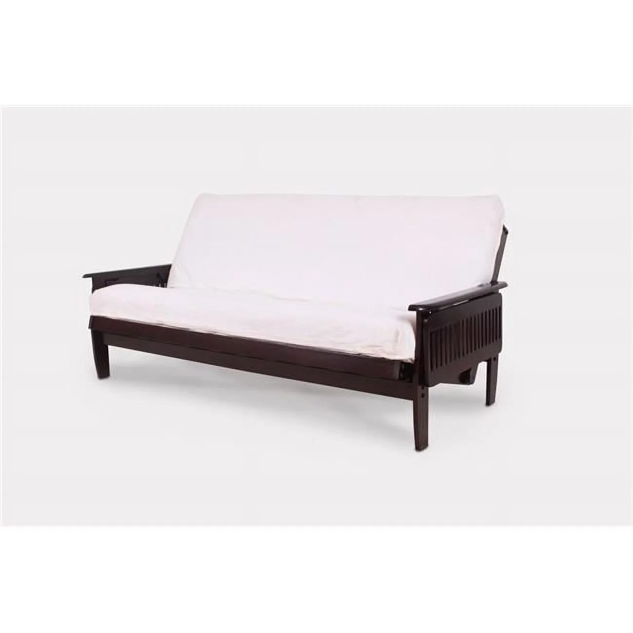 PD-DEN-JA-F-BUR Denver Full Size Futon Mattress - Java & Burgundy