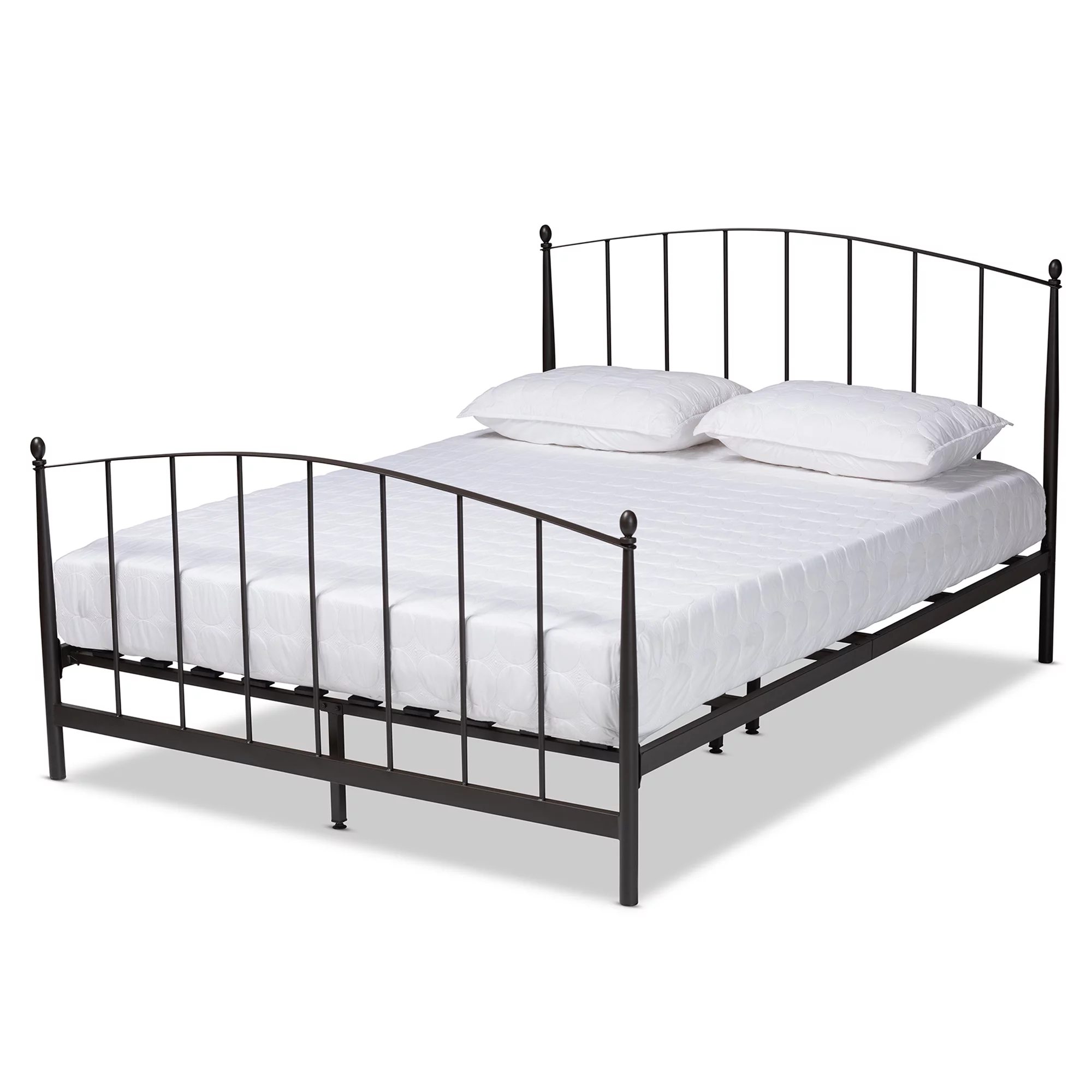 Baxton Studio Lana Modern Engineered Wood Platform Bed, Queen, Black
