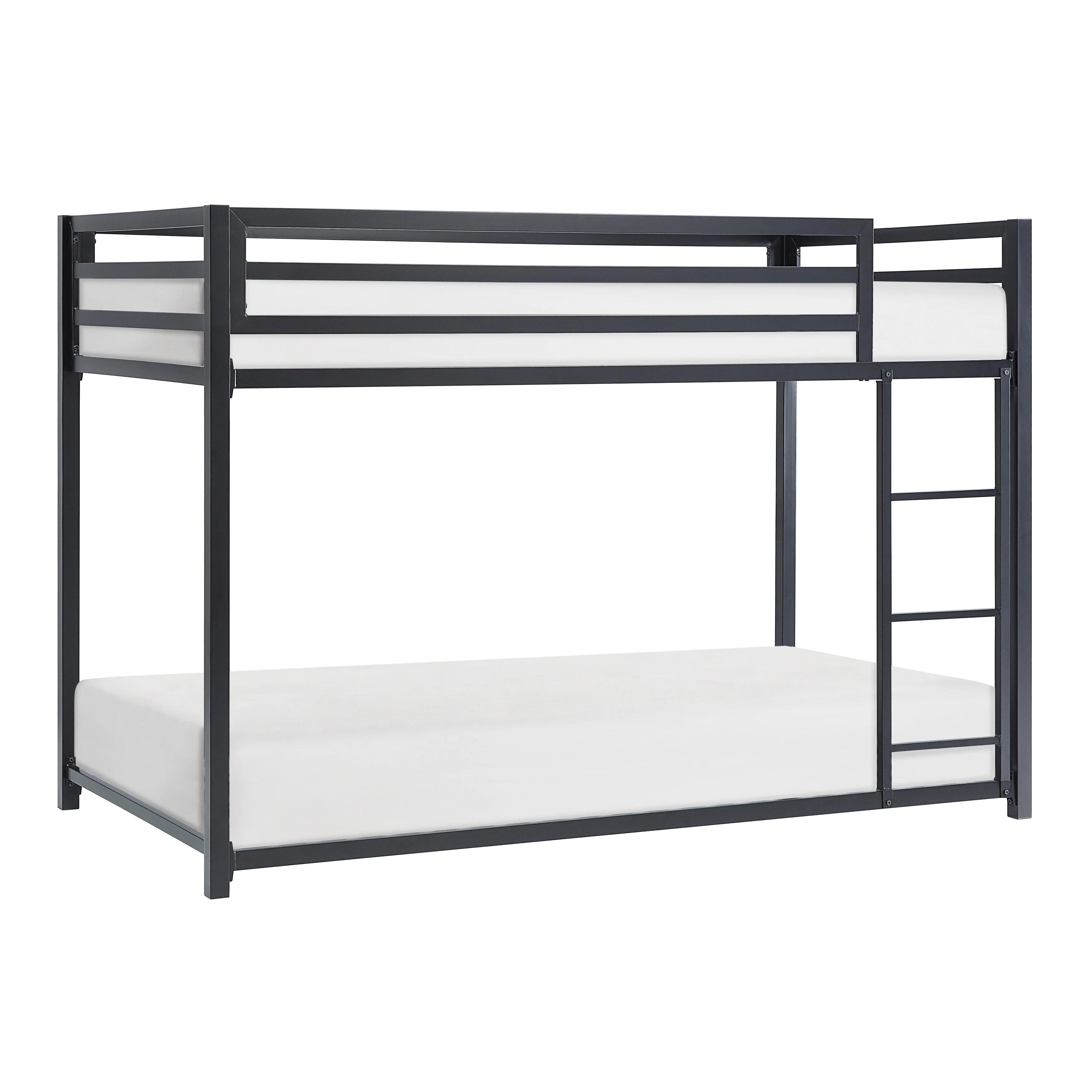 Fremont & Park Willard Twin over Twin Metal Bunk Bed Black