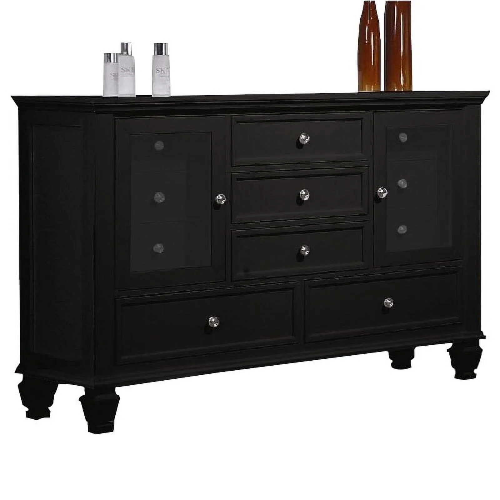 Sandy Beach 11-drawer Dresser Black