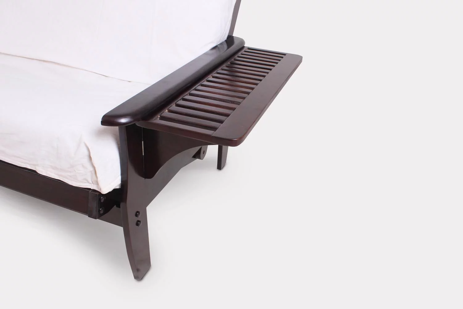 Donco Kids Futons PD-DEN-JA-F-BLK Denver Full Size Futon Mattress - Java & Black
