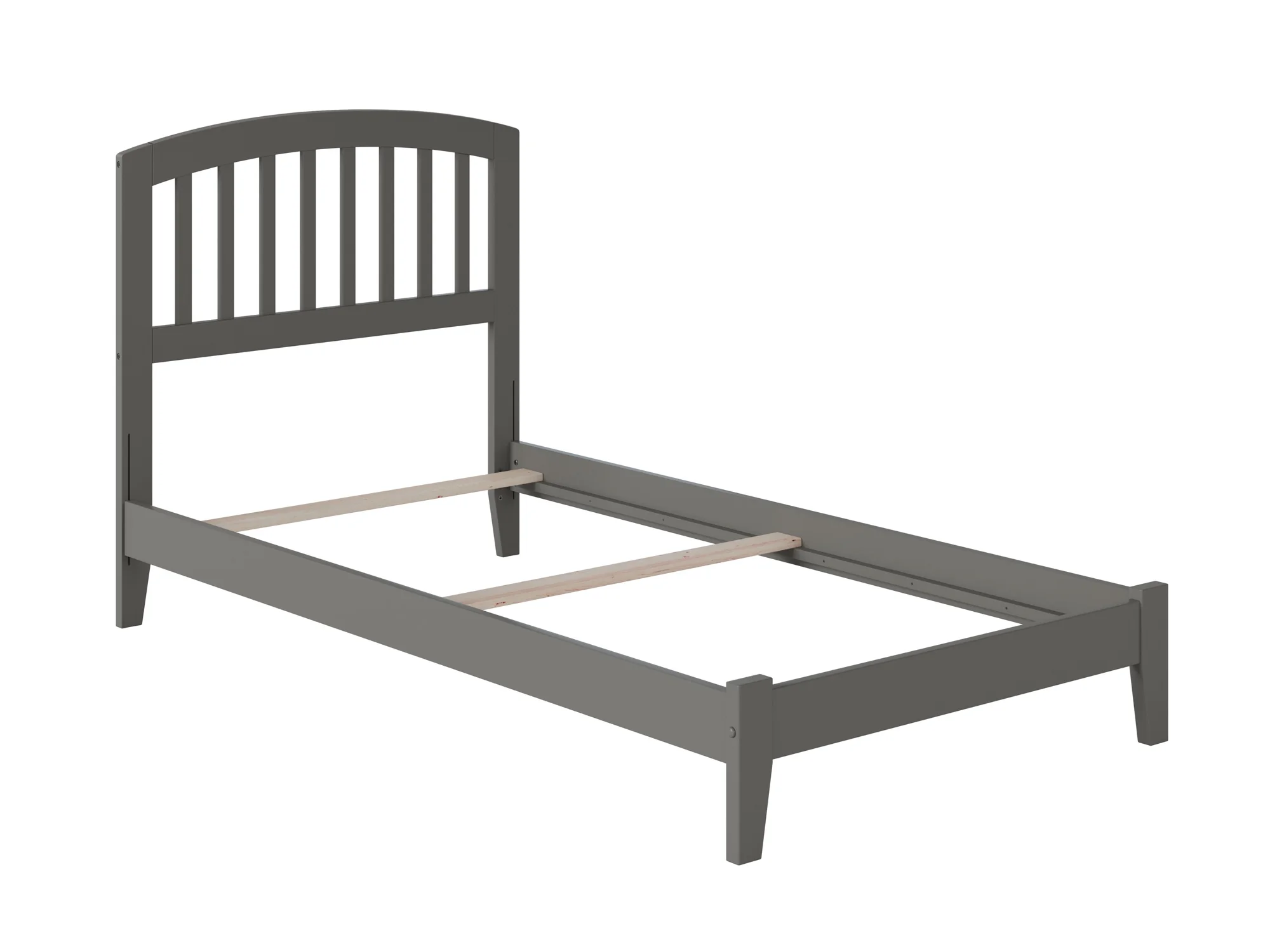 Richmond Twin Traditional Bed in Grey