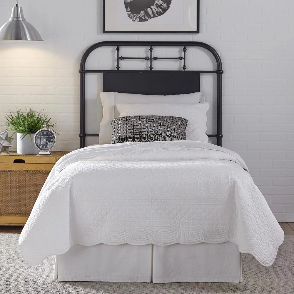 Liberty Furniture Full Metal Headboard - Black Vintage Silver