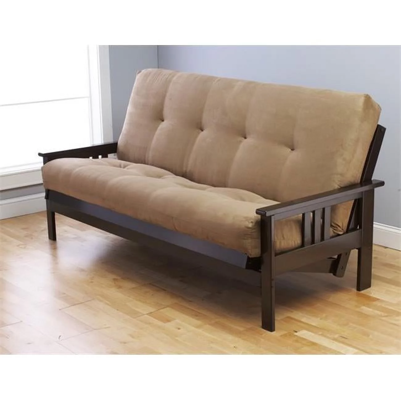 Monterey Frame Queen Suede Peat Mattress, Tan - Tan