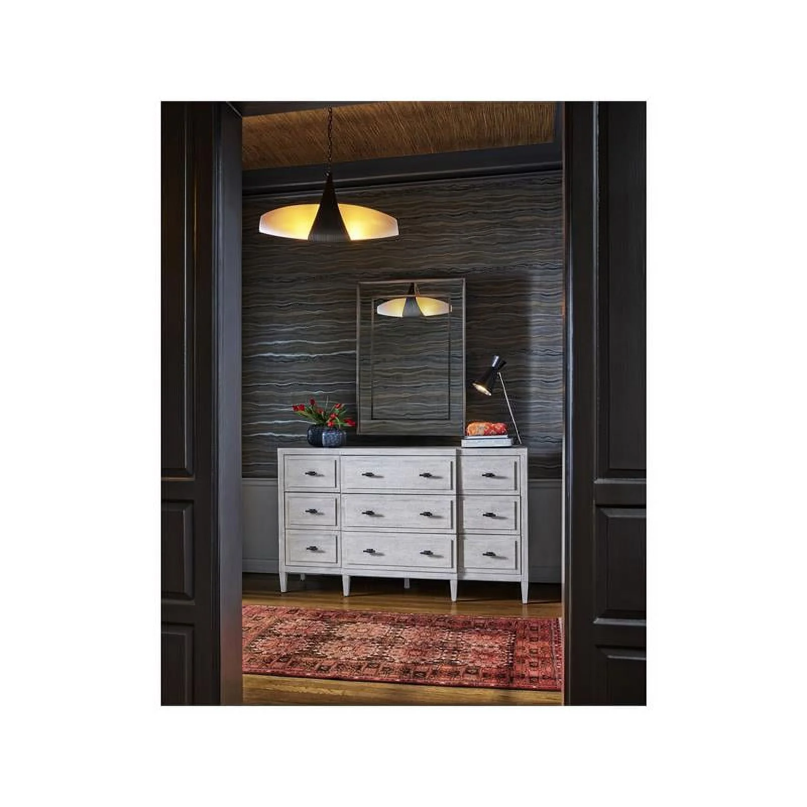 Beaumont Lane Wood Dresser in Flannel Beige Finish