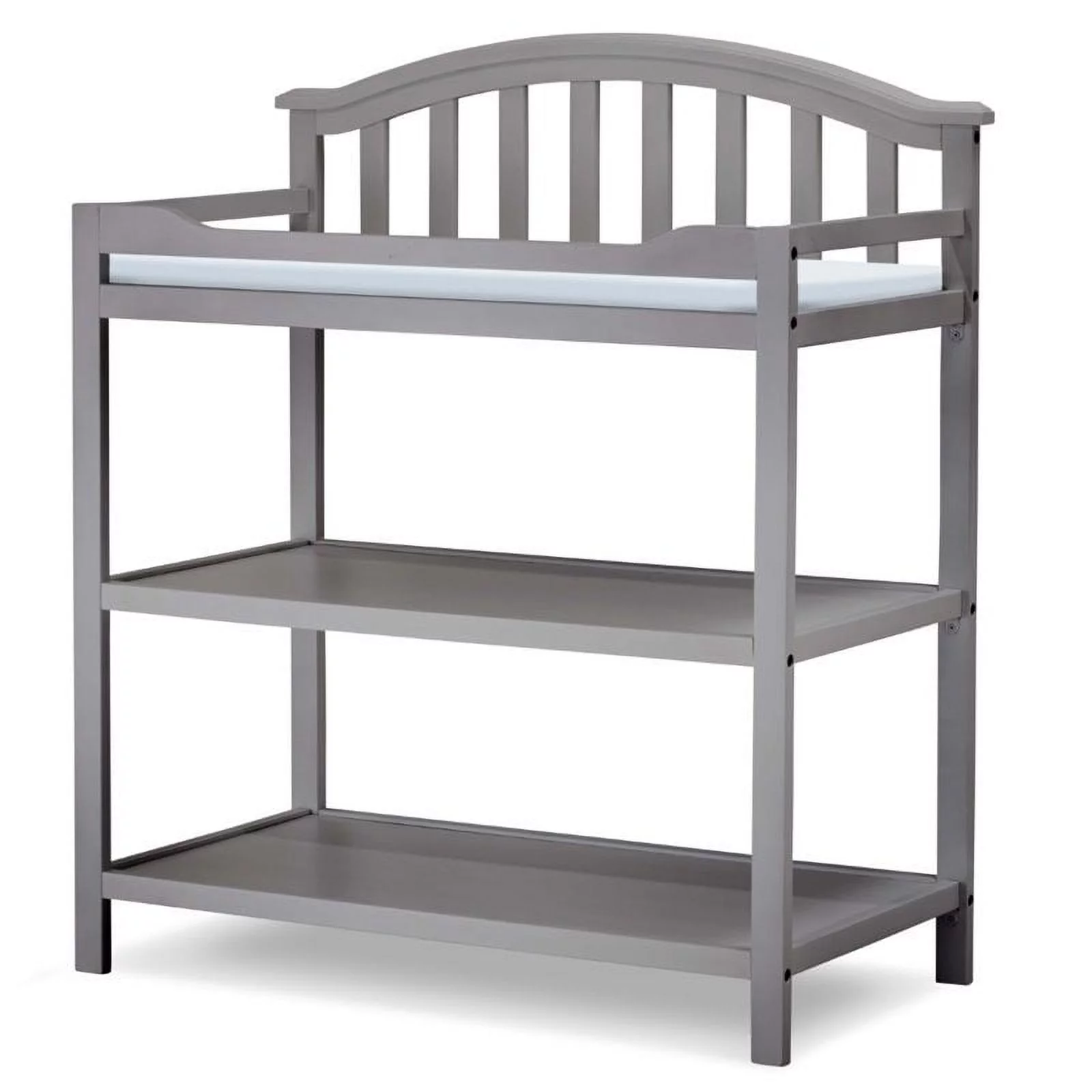 Baby Crib and Changing Table 2 Piece Set in Gray