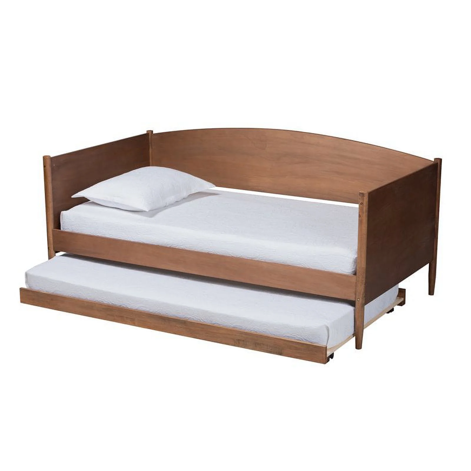 Bowery Hill Brown Finished Wood Daybed with Trundle