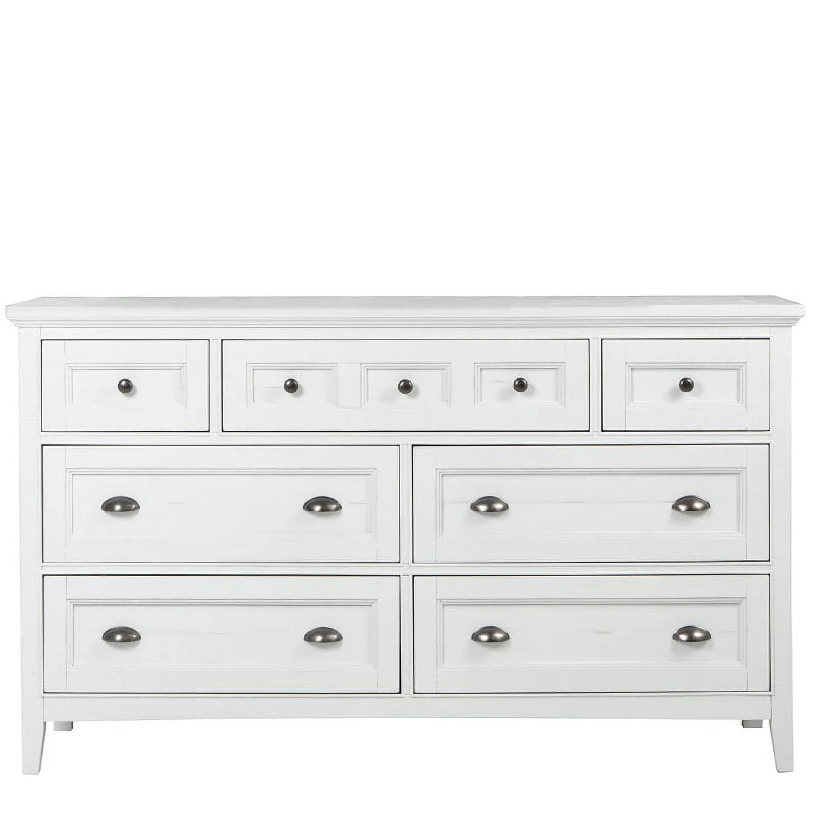 Beaumont Lane Traditional Soft White 7 Drawer Dresser