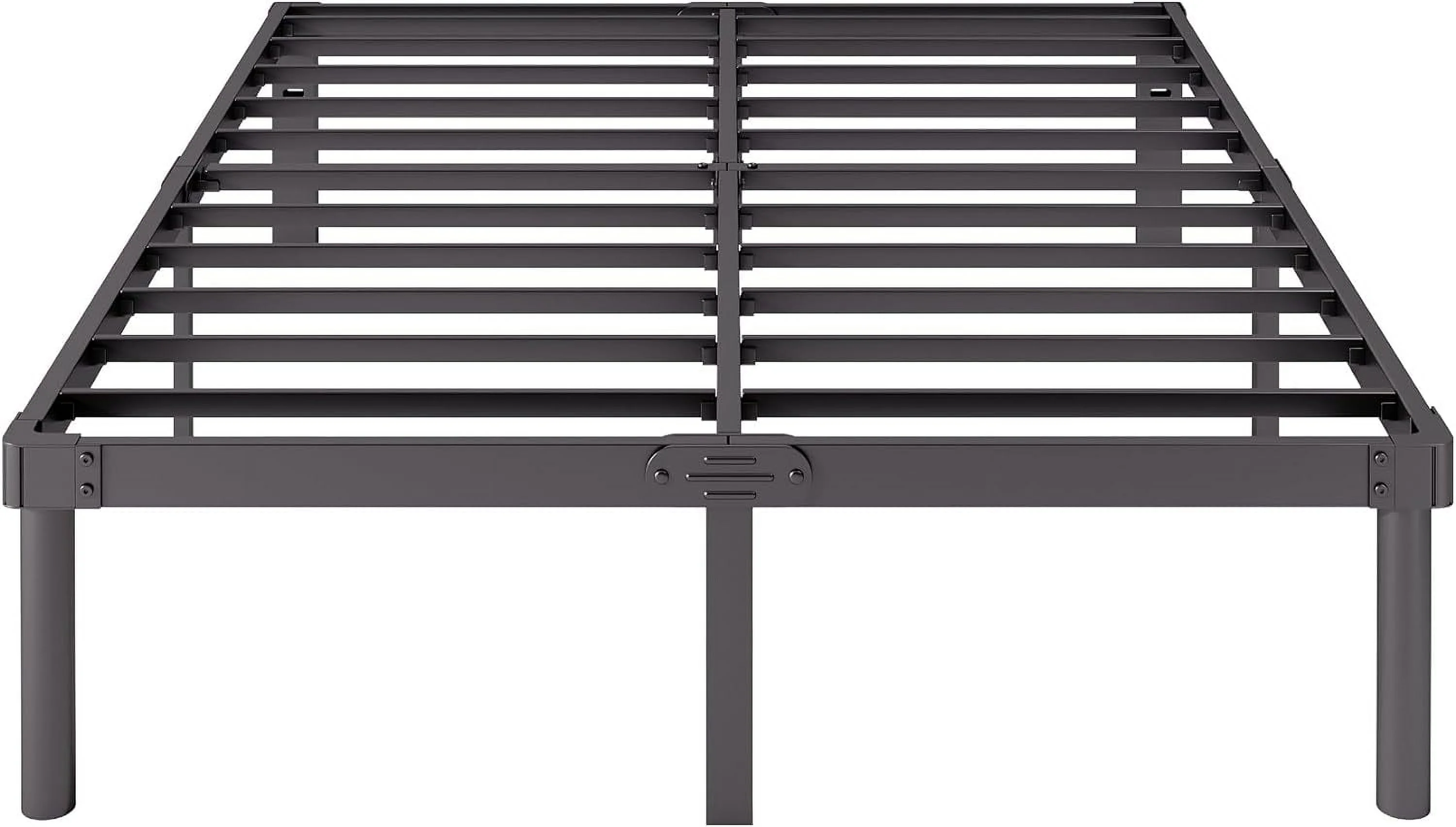 Full Size Bed Frame 14 Inch Metal Bed Frames Full No Box Spring Needed Heavy Duty Easy Assembly Noise Free 4003-14B
