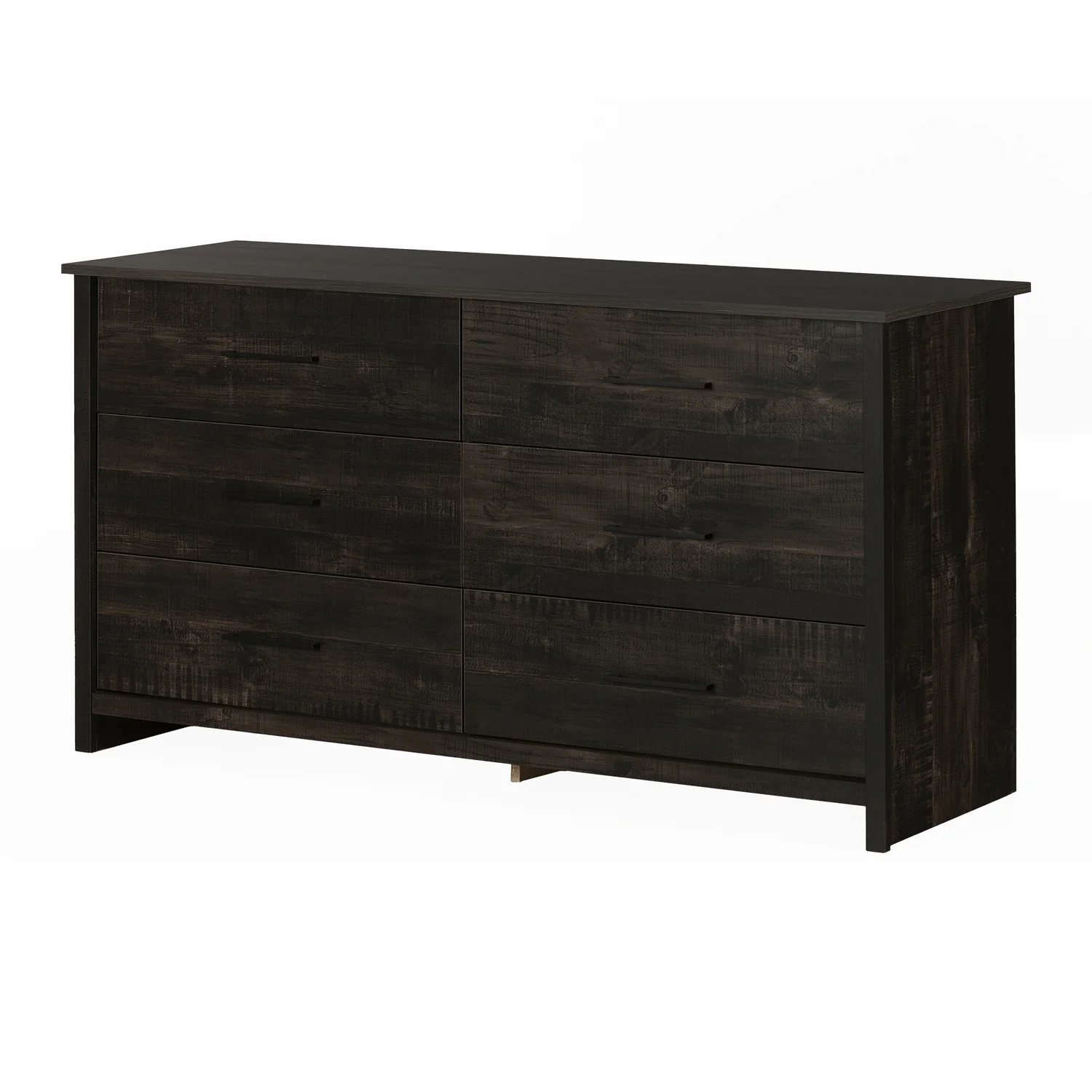 Maykoosh Victorian Virtue 6-Drawer Double Dresser Rubbed Black