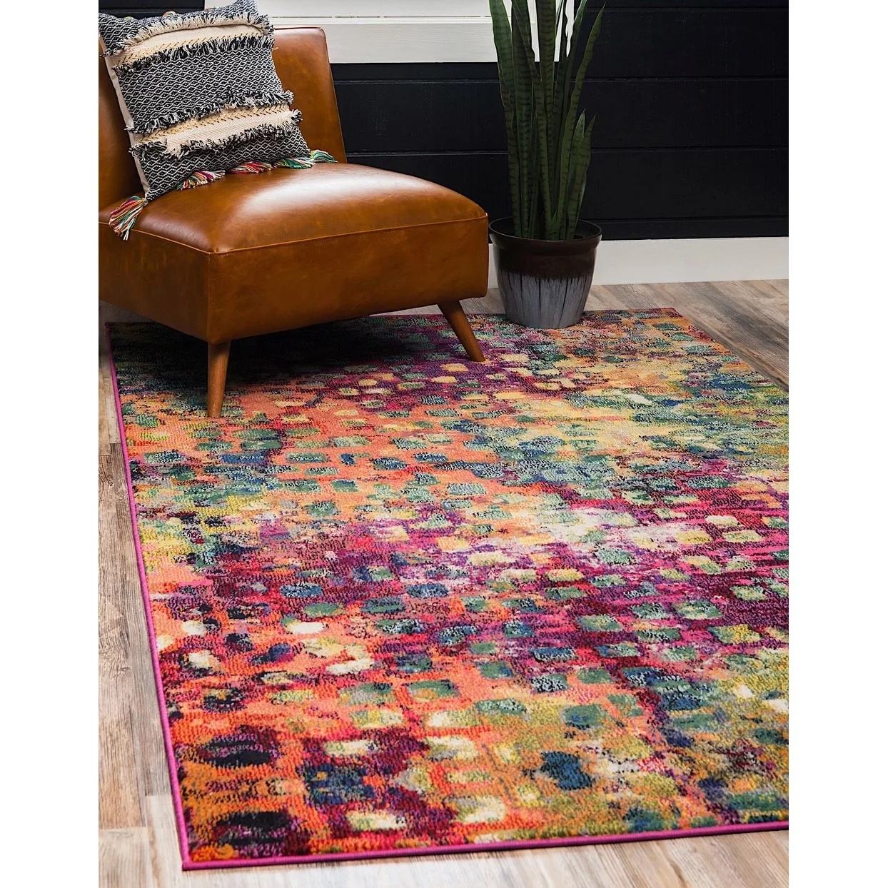 Contemporary Zhale Collection Area Rug 2'7