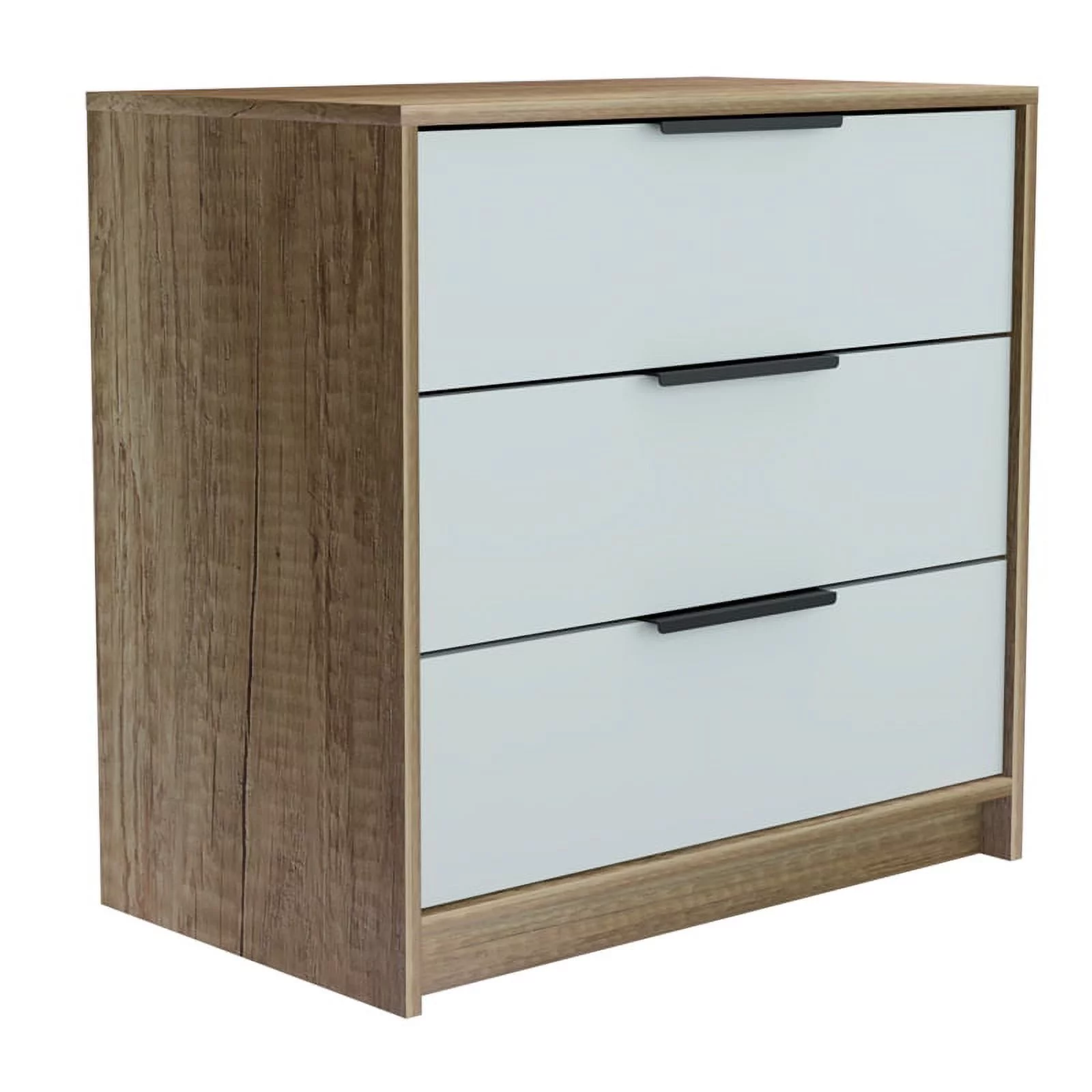 Home Square 3-Piece Set with 3 Drawer Dresser & Nightstand & 5 Drawer Dresser