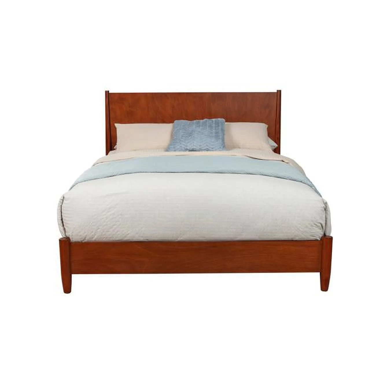 Alpine Furniture Flynn California King Platform Bed in Acorn