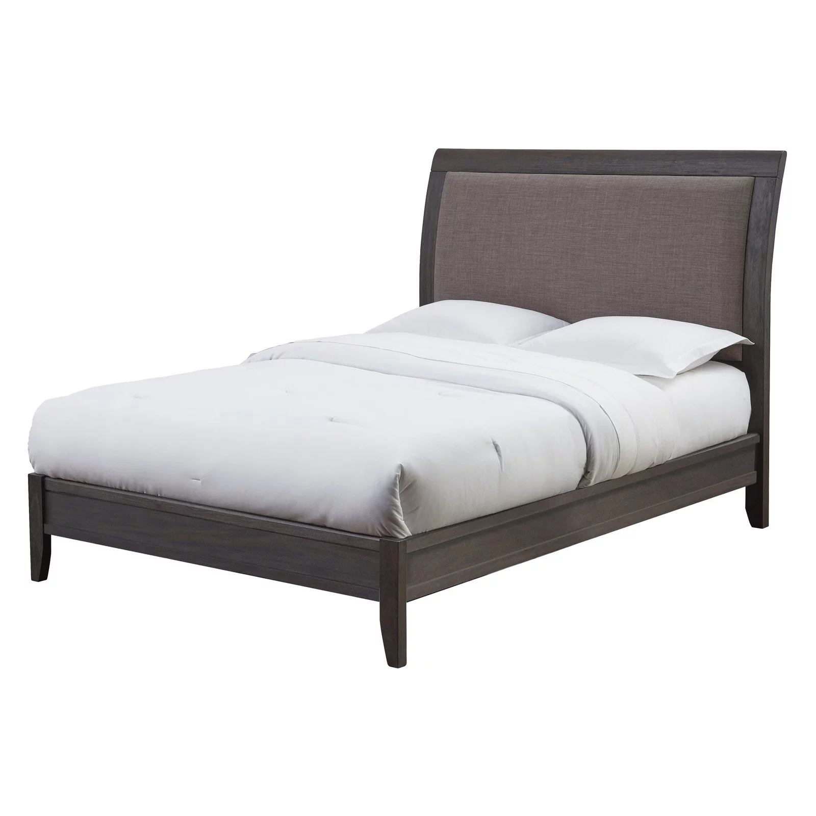 Modus City II Upholstered California King Sleigh Bed in Basalt Gray