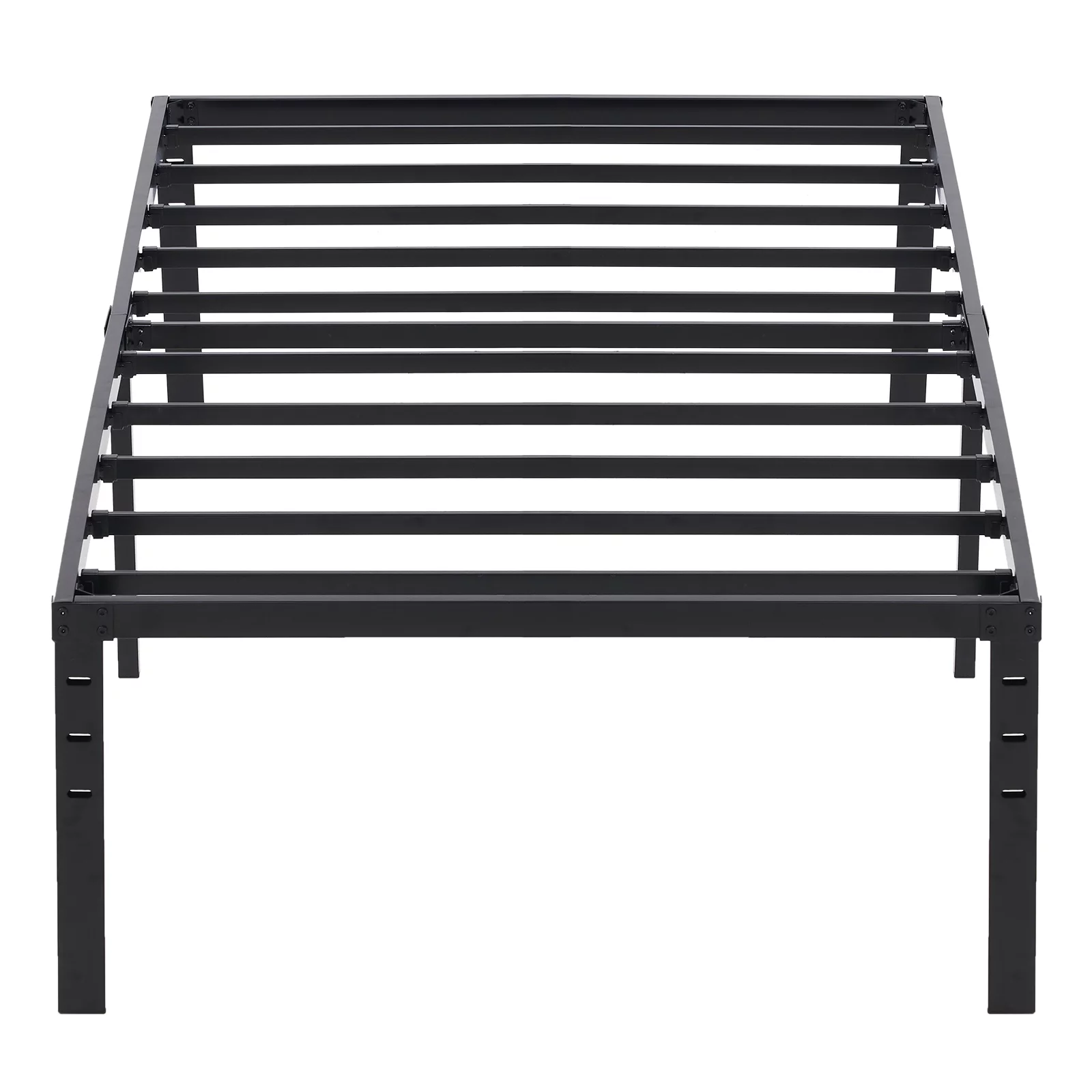 18 Inch Metal Platform Bed Frame / Mattress Foundation with Steel Slat Support / No Box Spring Needed / Easy Assembly, Twin