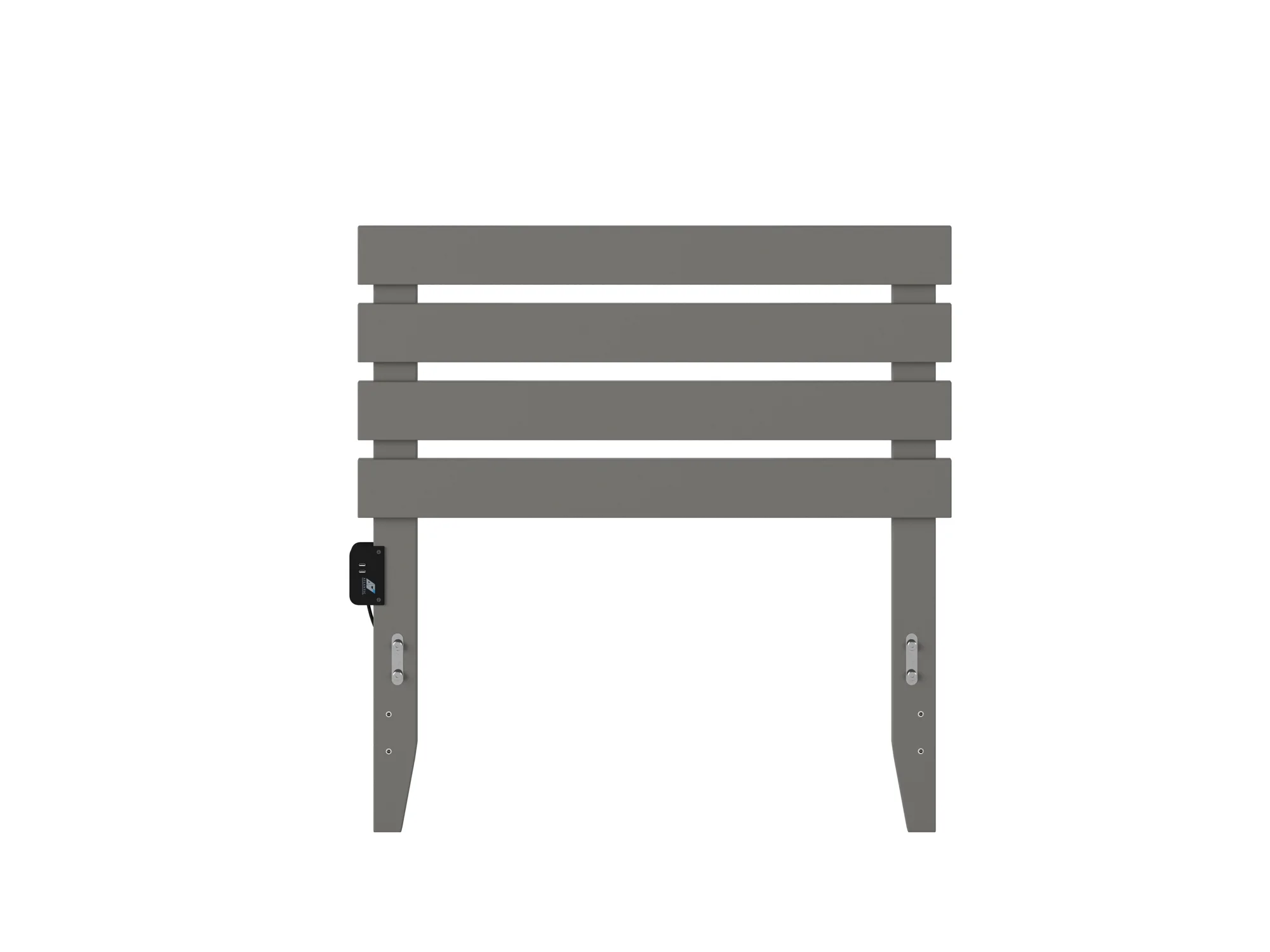 Oxford Twin Headboard in Grey with USB Turbo Charger