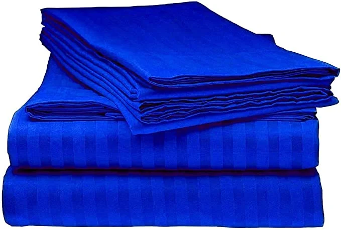 400 Thread Count 100% Egyptian Cotton Sleeper Sofa Bed Sheet Set Stripe Twin Size (36