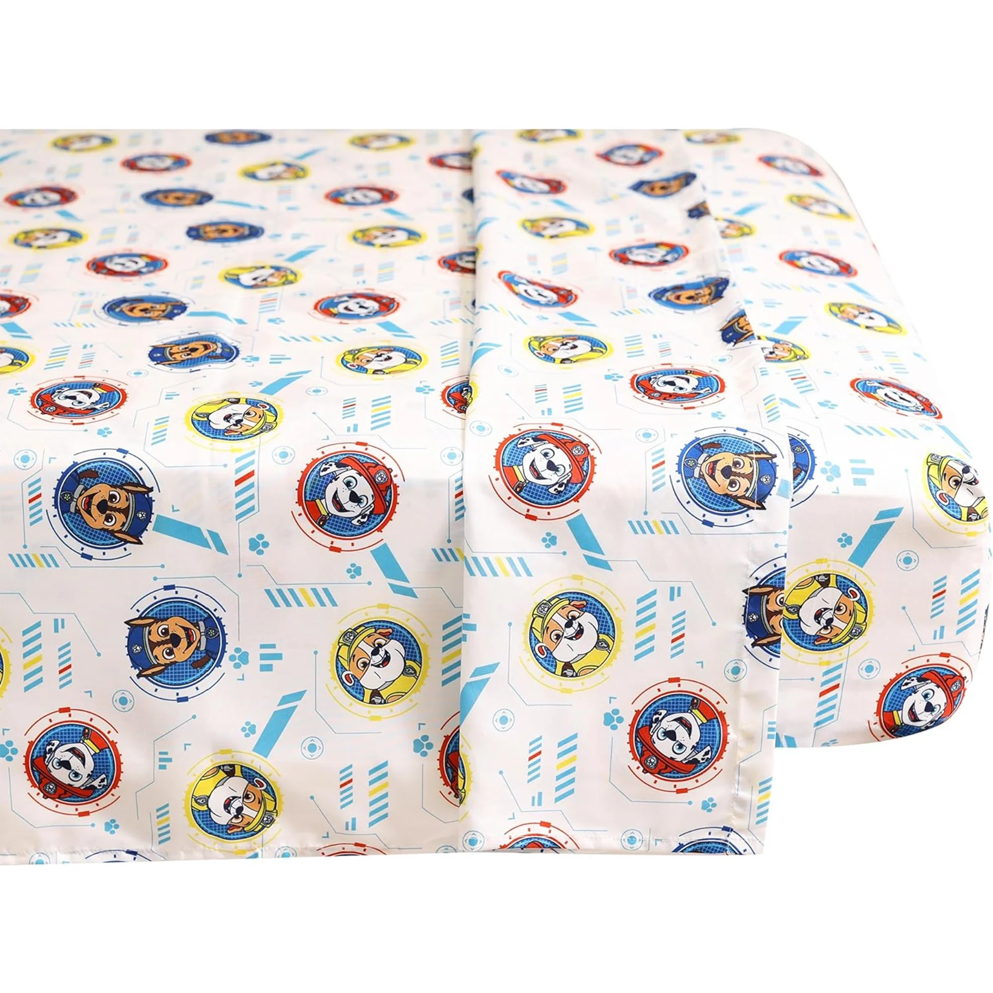 Paw Patrol Kids Bedding Sheet Set with Reversible Comforter Twin Bed in Bag 4 Pcs Set for Kids