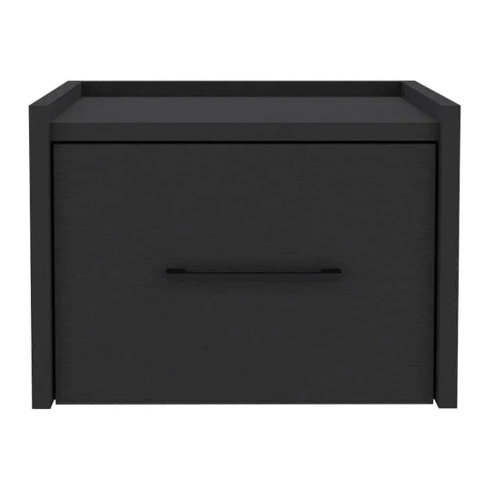 CoSoTower Floating Nightstand Calion, Bedroom, Black