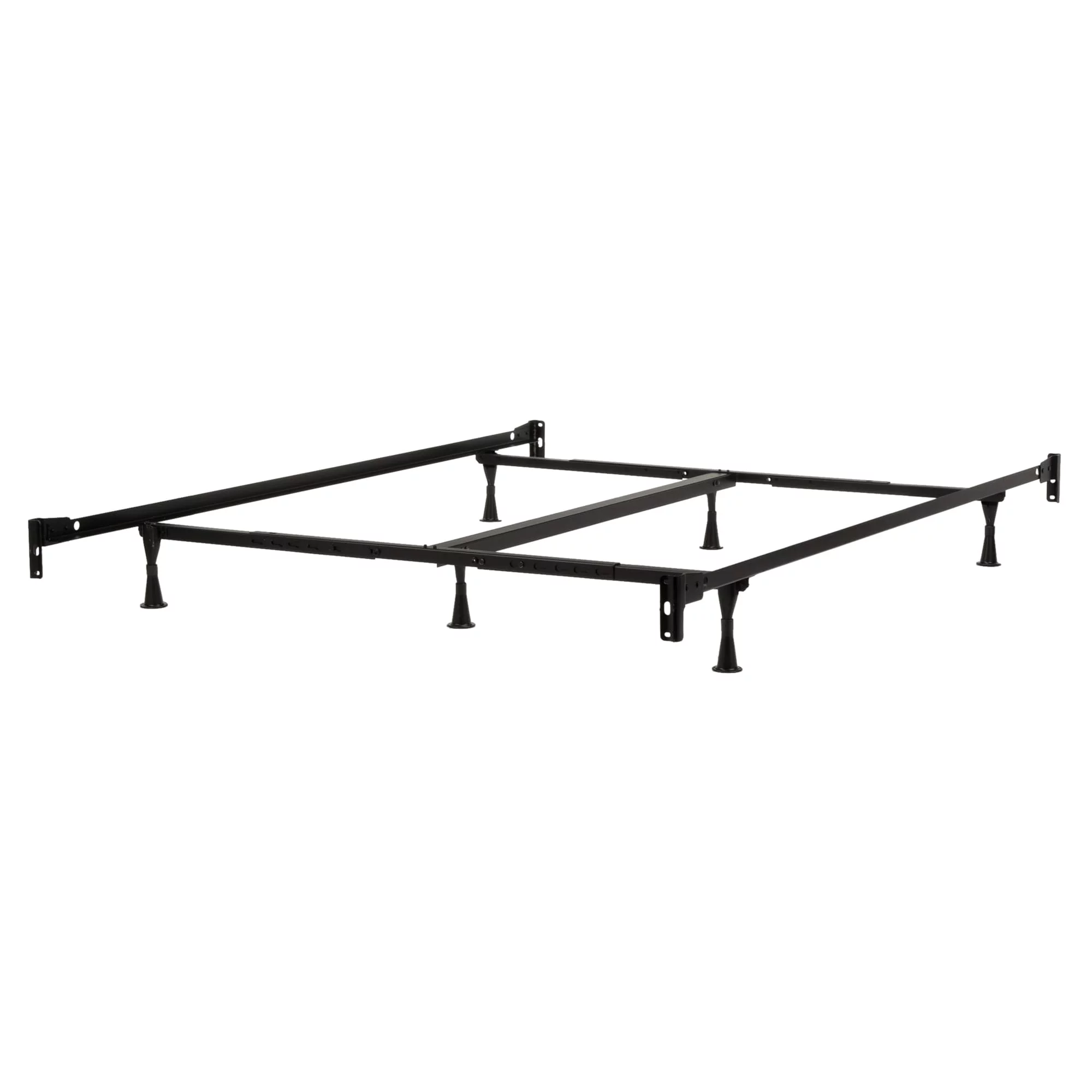 Dream World Inner Spring Pillowtop (Eurotop) Mattress Set Bed Frame Included Queen Size - Medium Soft, Orthopedic, Good for your back, High Quality Foam by Dream Solutions USA