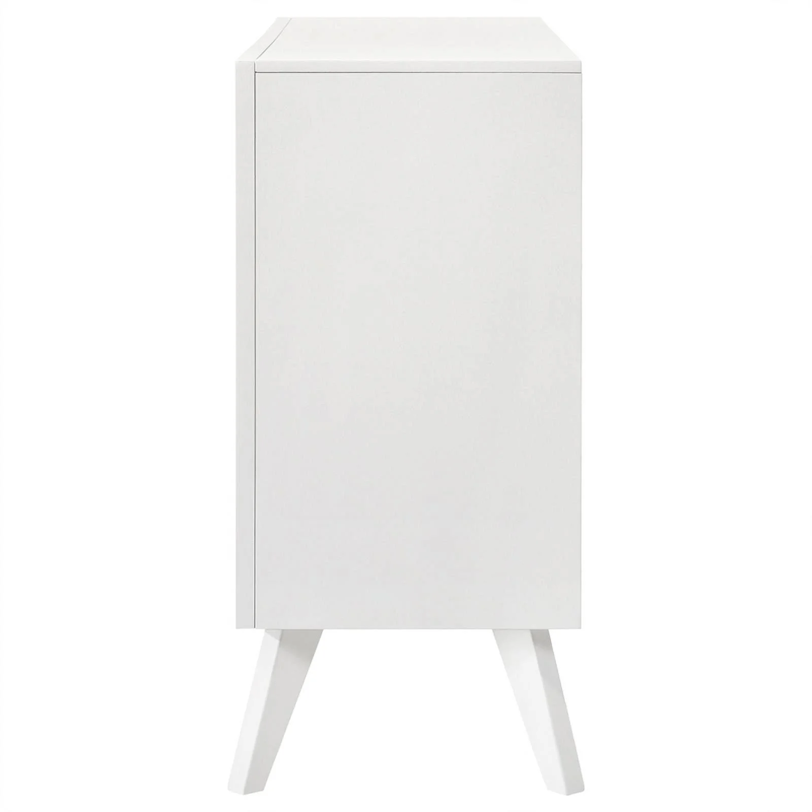 Coaster Janelle 6-drawer Mid-Century Wood Dresser with Faux Crystal Knobs White
