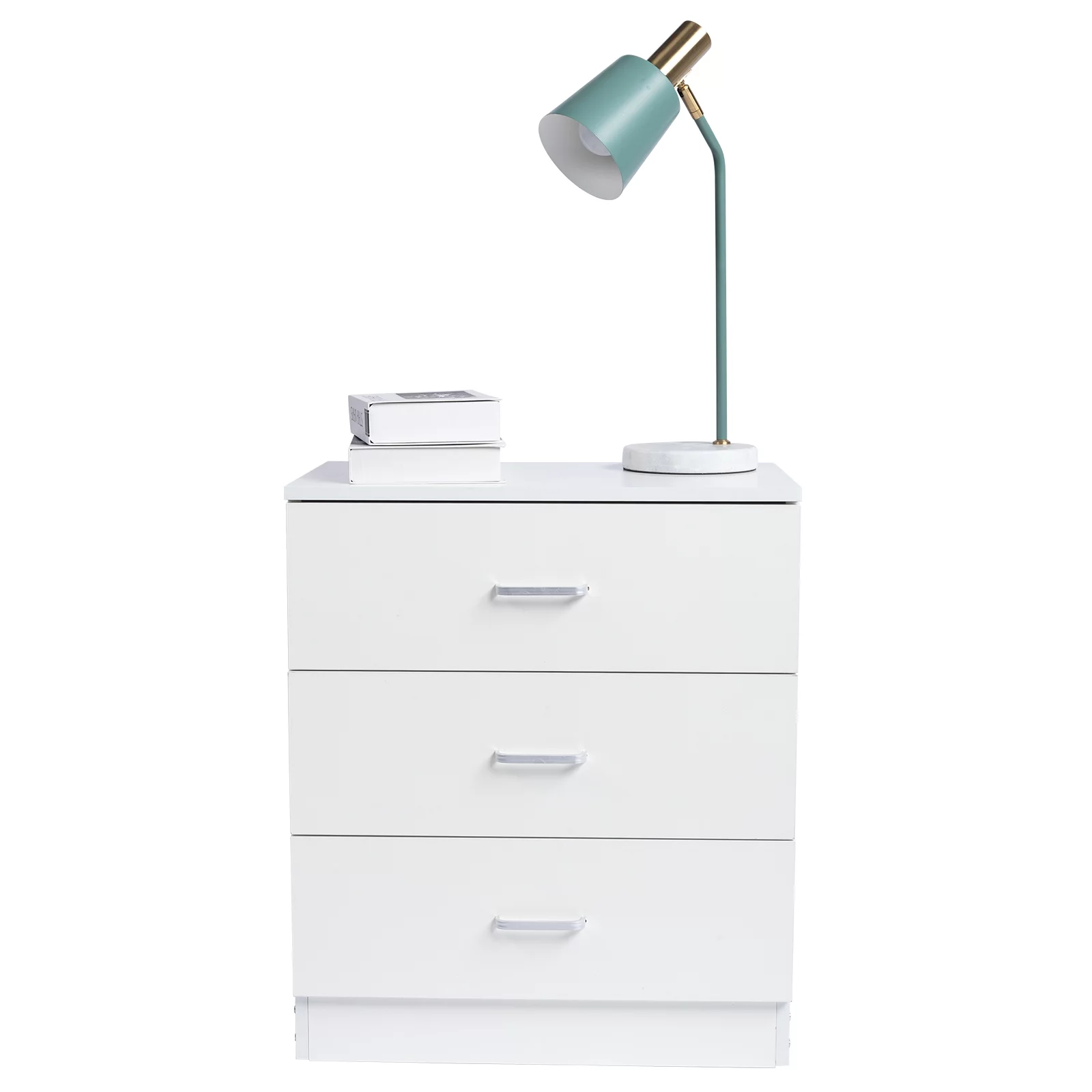 Ktaxon Wooden 3 Drawer Nightstand Bedside Table End Table Bedroom Furniture