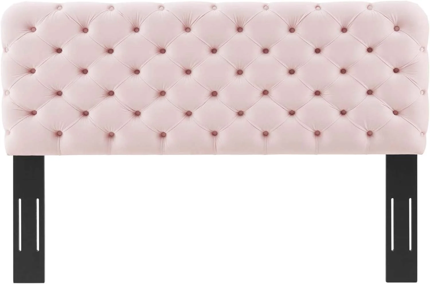 Exquisite Lizzy Tufted Performance Velvet King/California King Headboard - , Comfortable, Stain-Resistant,