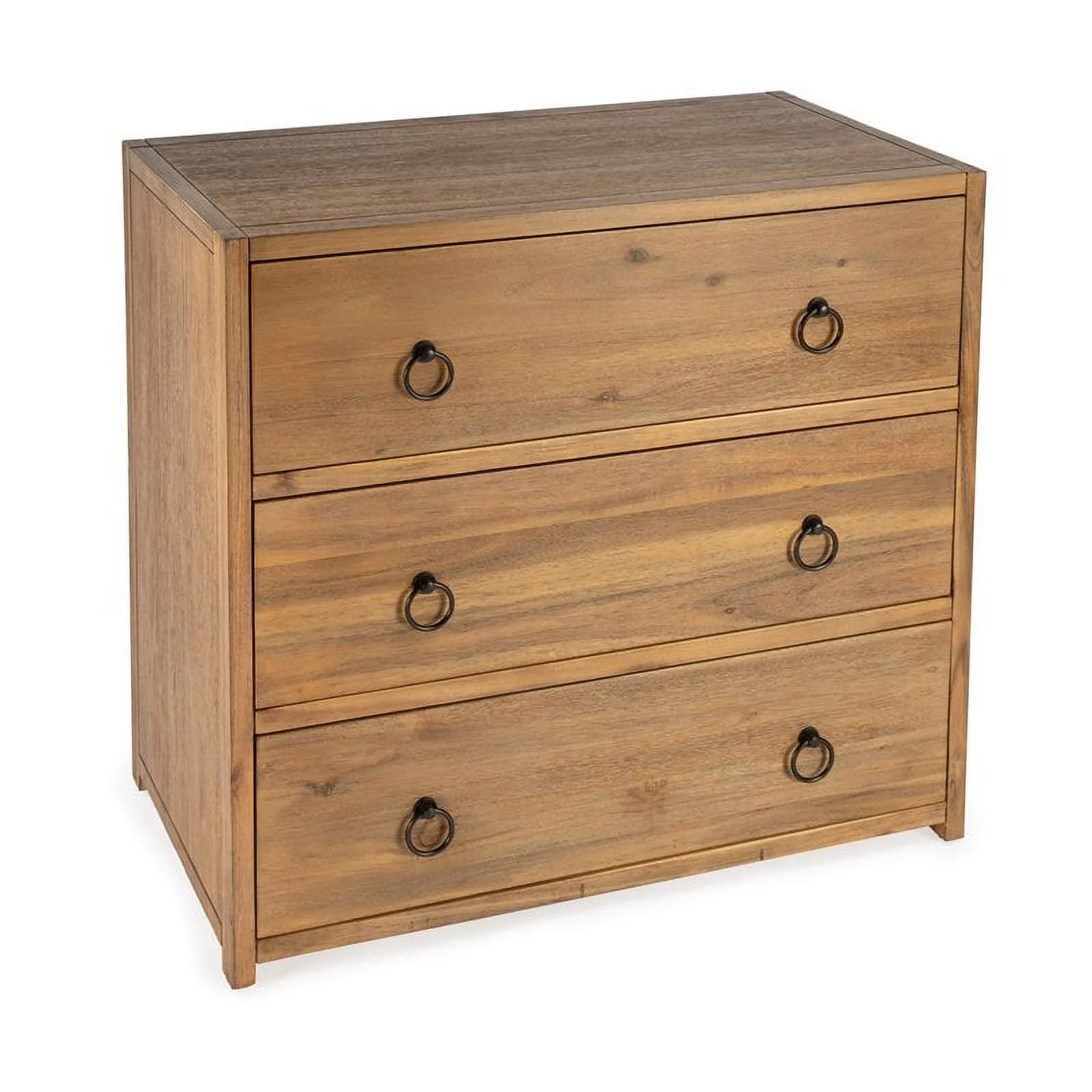 Beaumont Lane Natural Wood 3 Drawer Chest