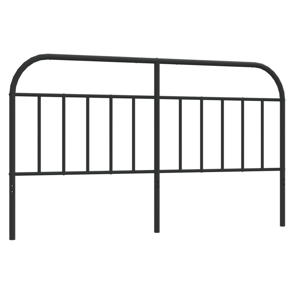 Htovila Metal Headboard Black 70.9