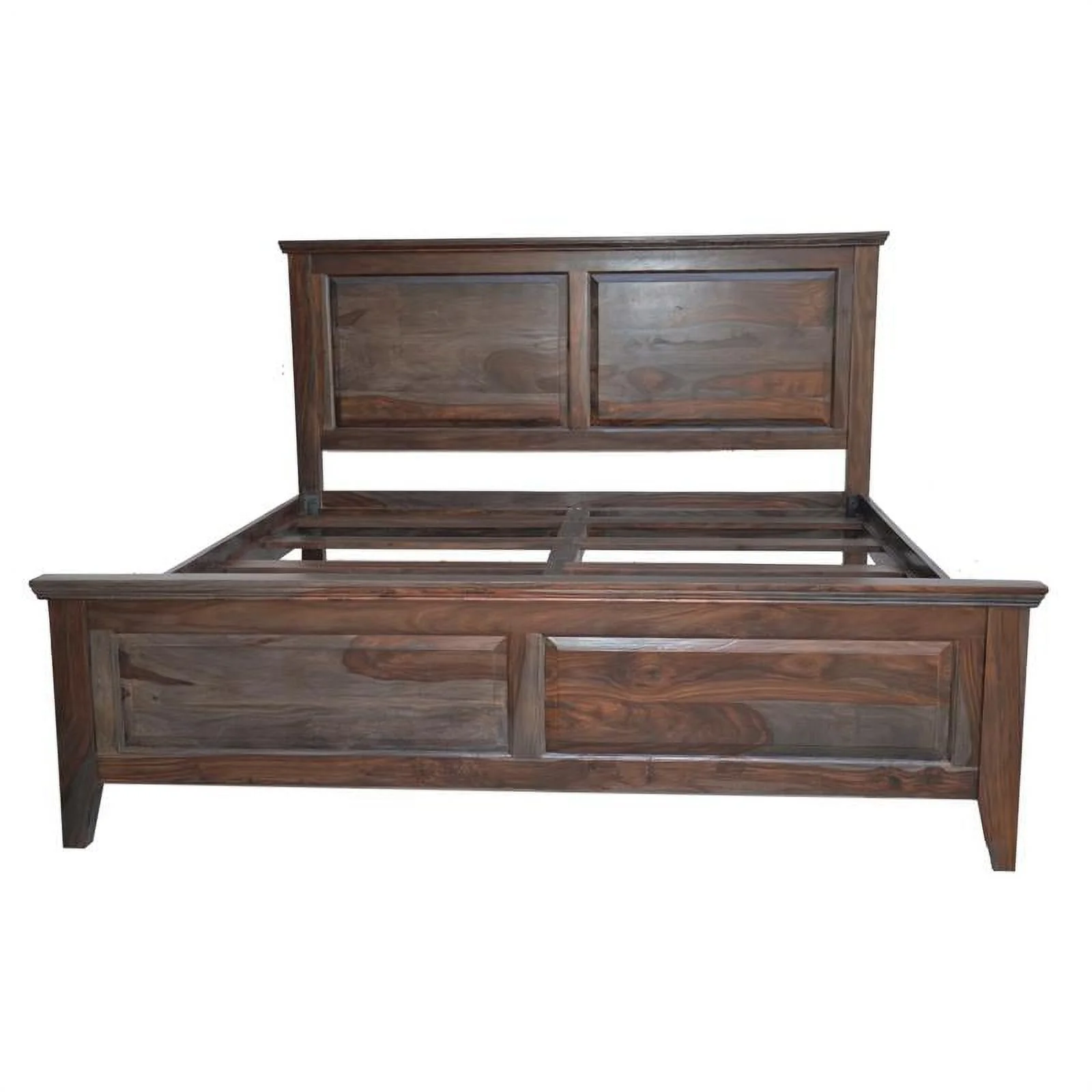 Porter Designs Sonora Solid Sheesham Wood Bed - Gray