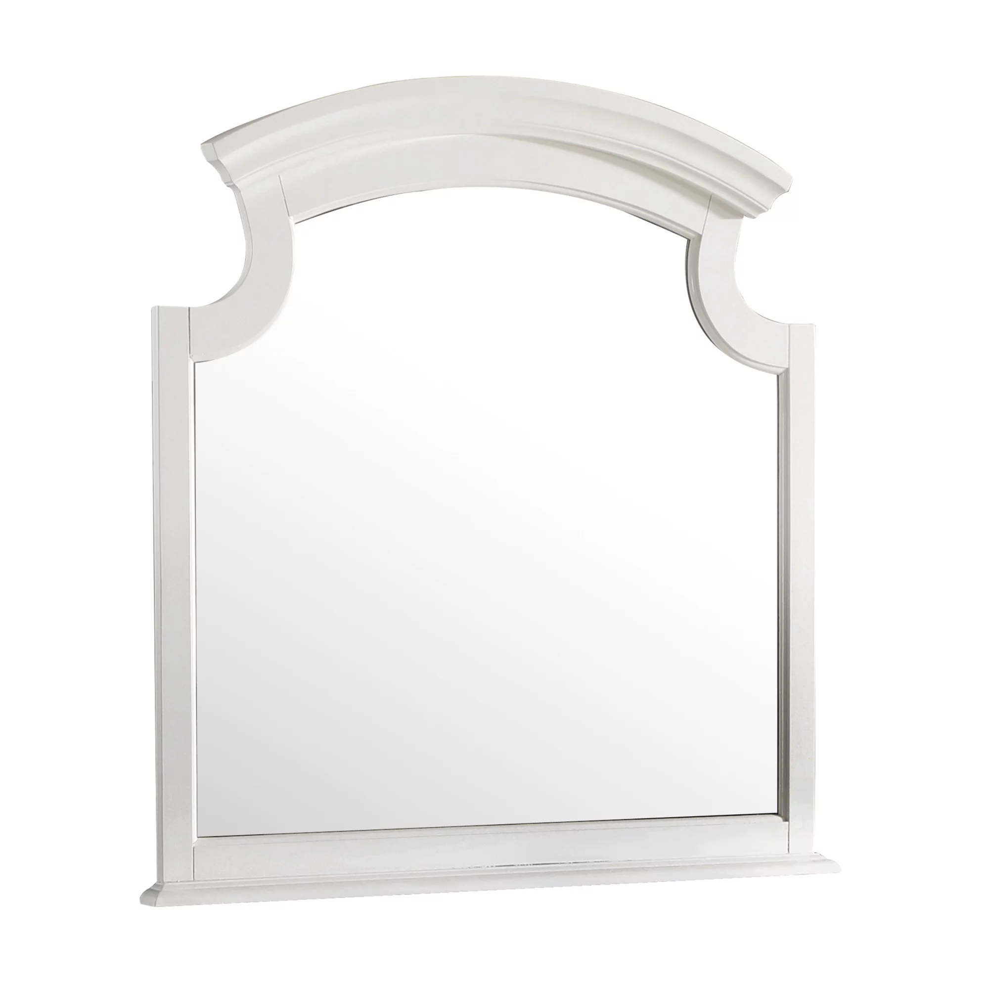 Passion Furniture  Summit 43 x 44 in. Modern Arch Framed Dresser Mirror