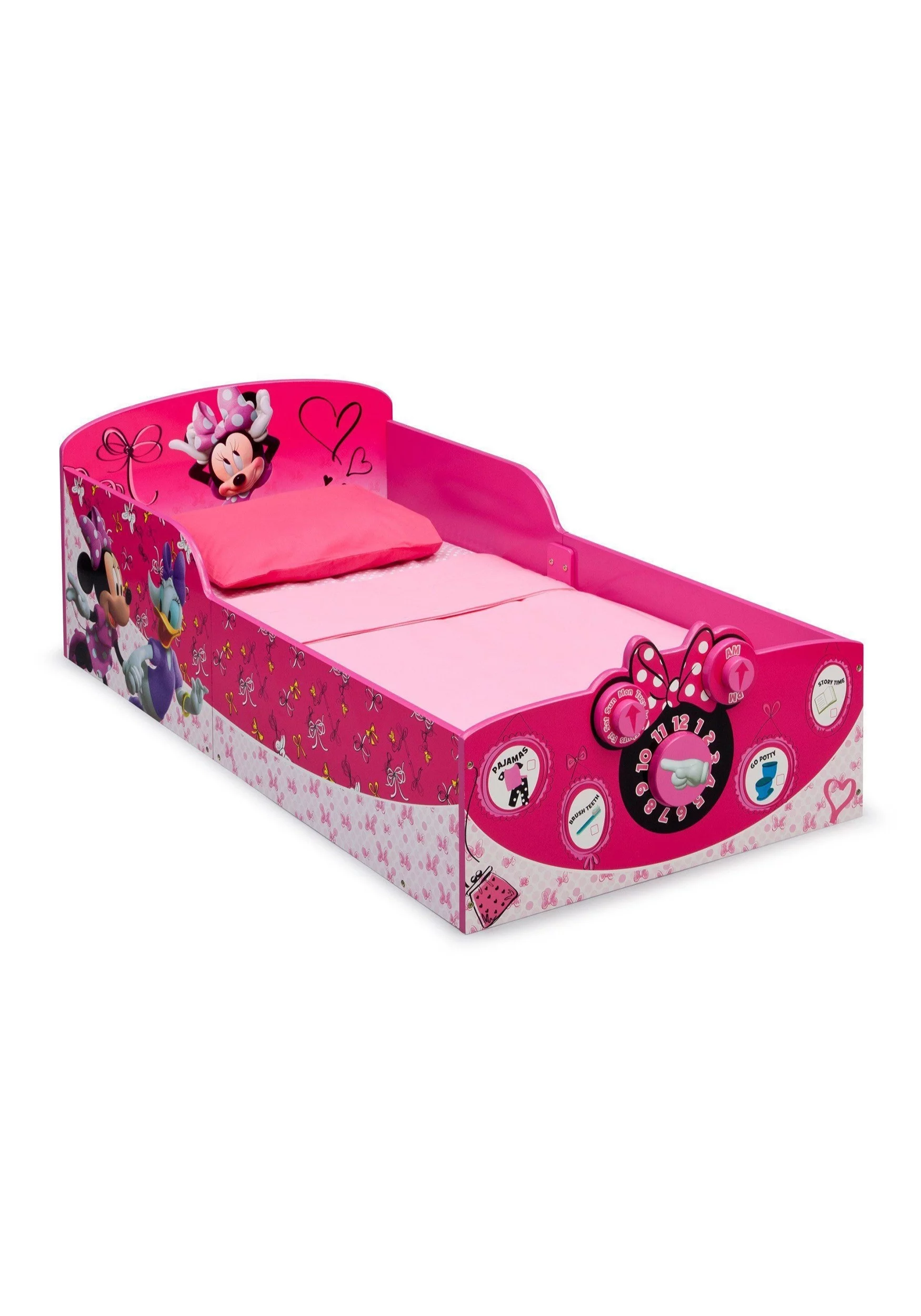 Delta Interactive Wood Toddler Bed Disney Minnie Mouse