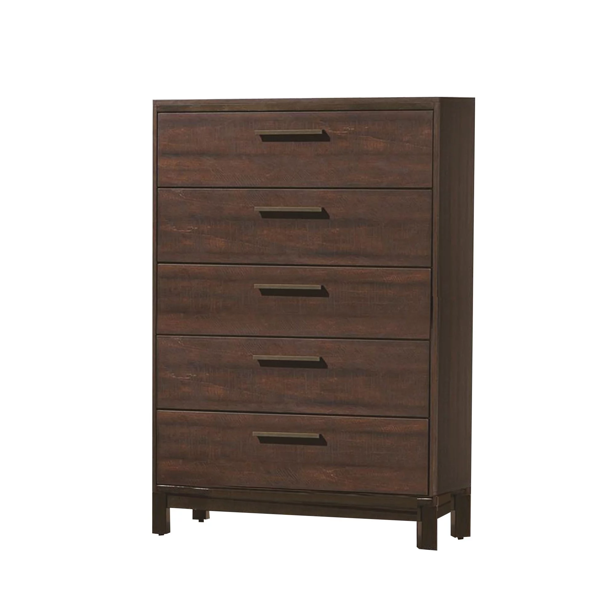 Edmonton 5-drawer Chest Rustic Tobacco