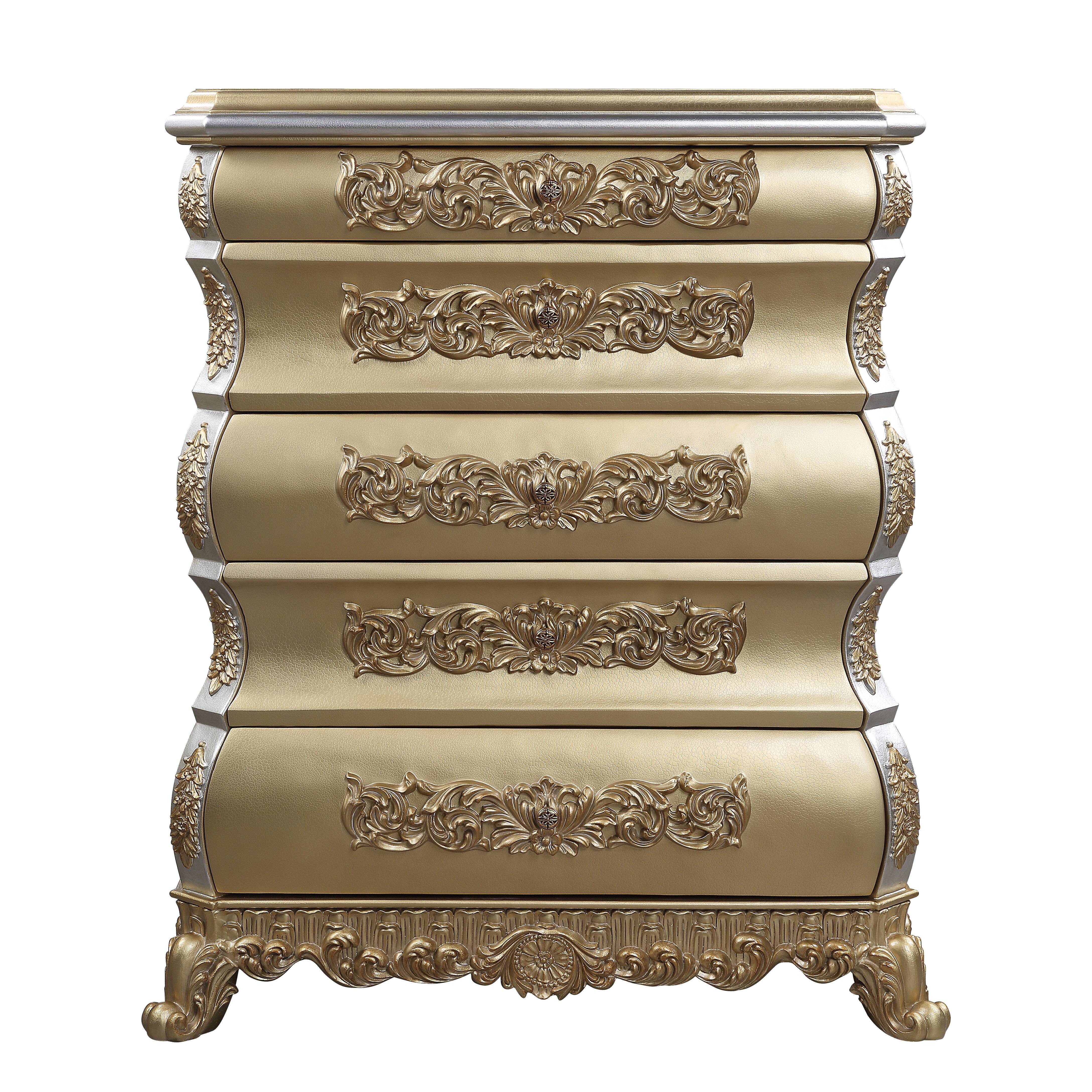 BD00455 - Chest, Gold Finish - Seville
