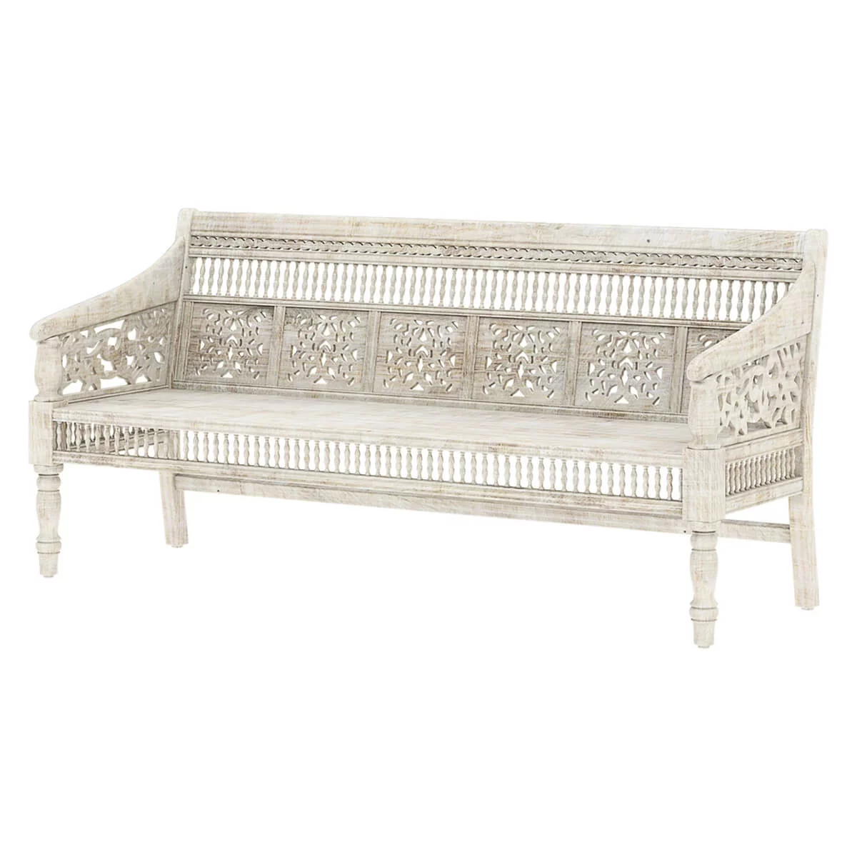PAMANA Hand Carved Moroccan Daybed