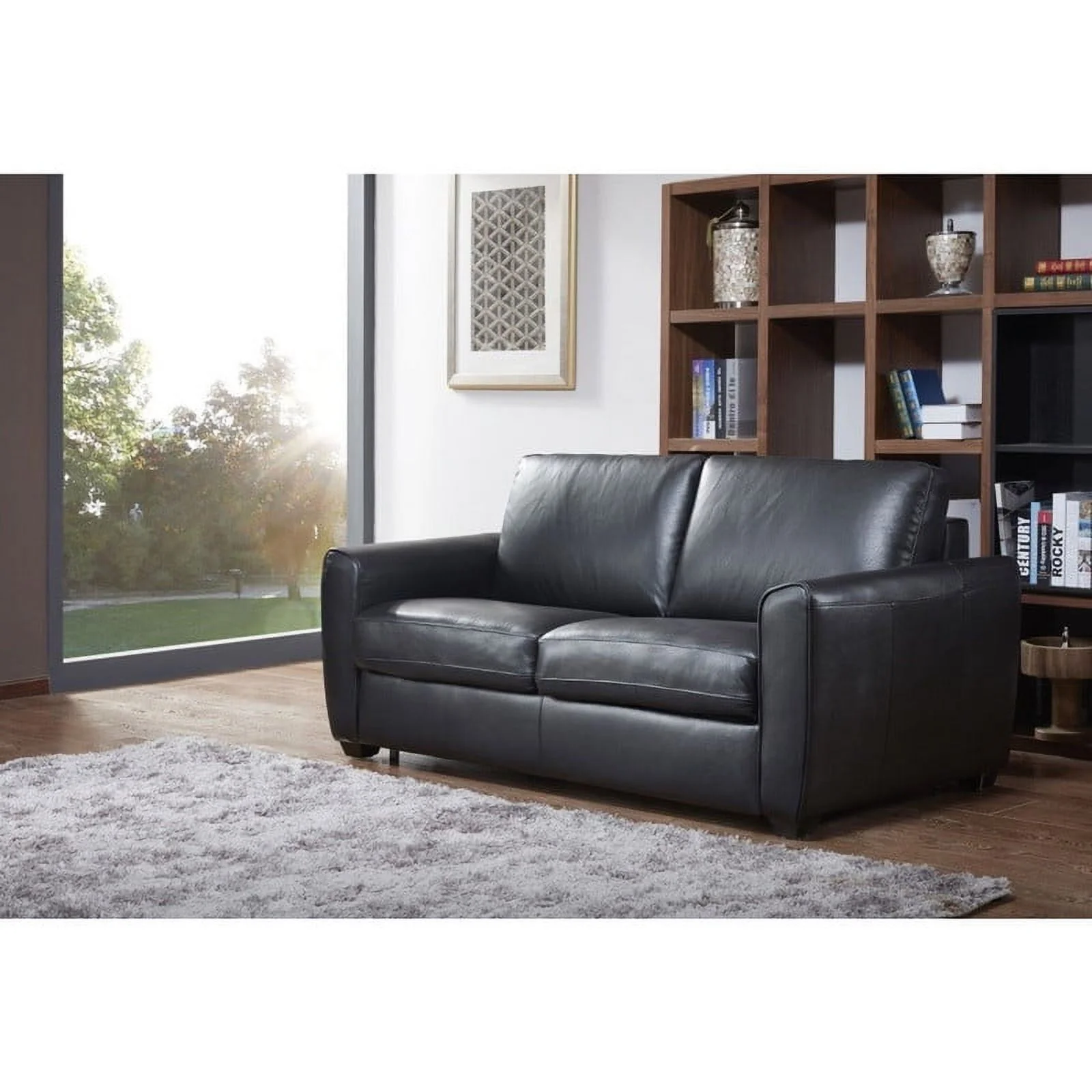 Ventura Modern Style Premium Sofa Bed, Black
