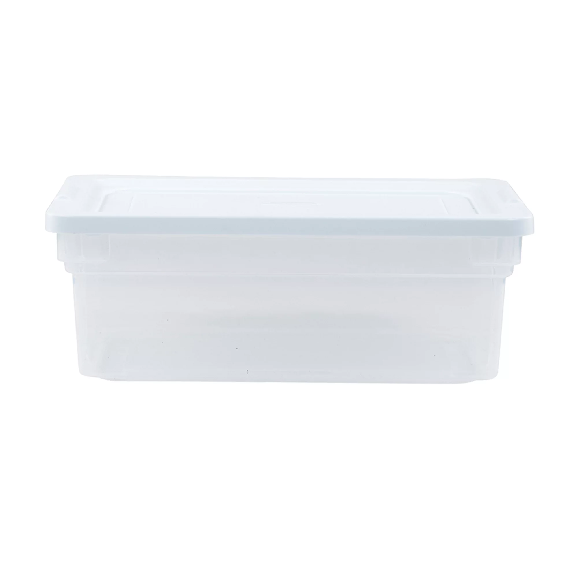 Rubbermaid Classic Clear Stackable 12 Quart Plastic Storage Bins