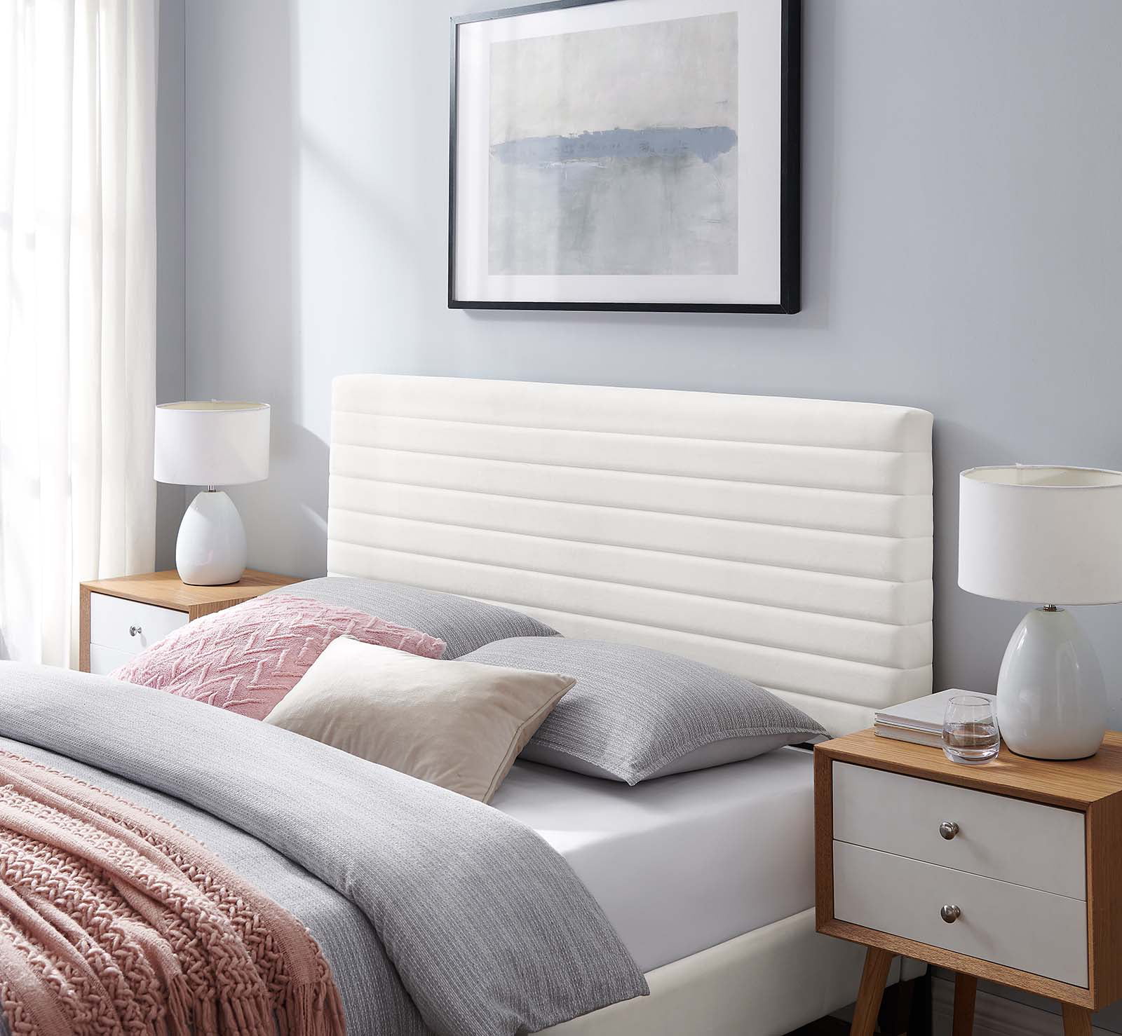 Modway Tranquil King/California King Headboard in White