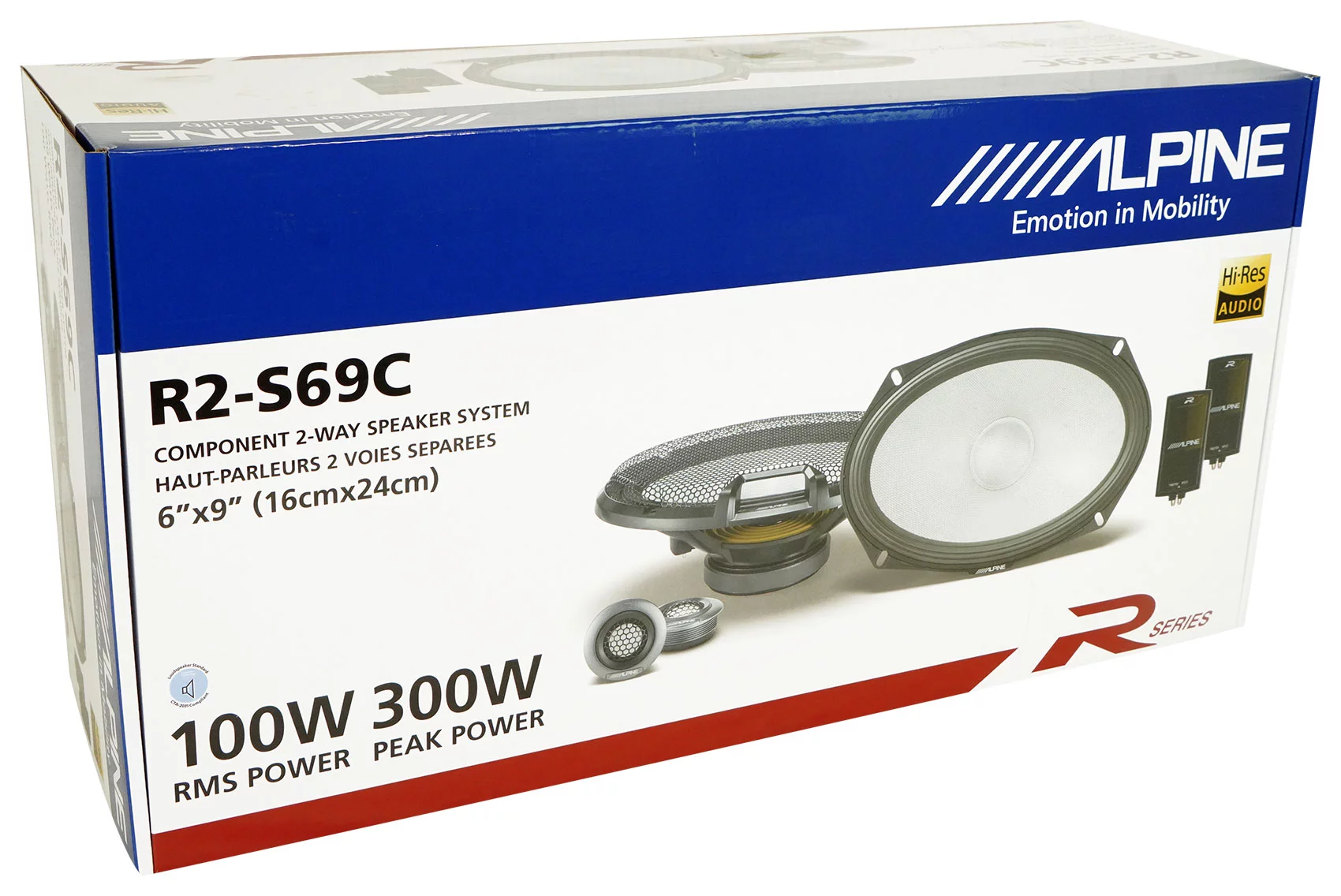 (2) Pairs Alpine R2-S69C 6x9