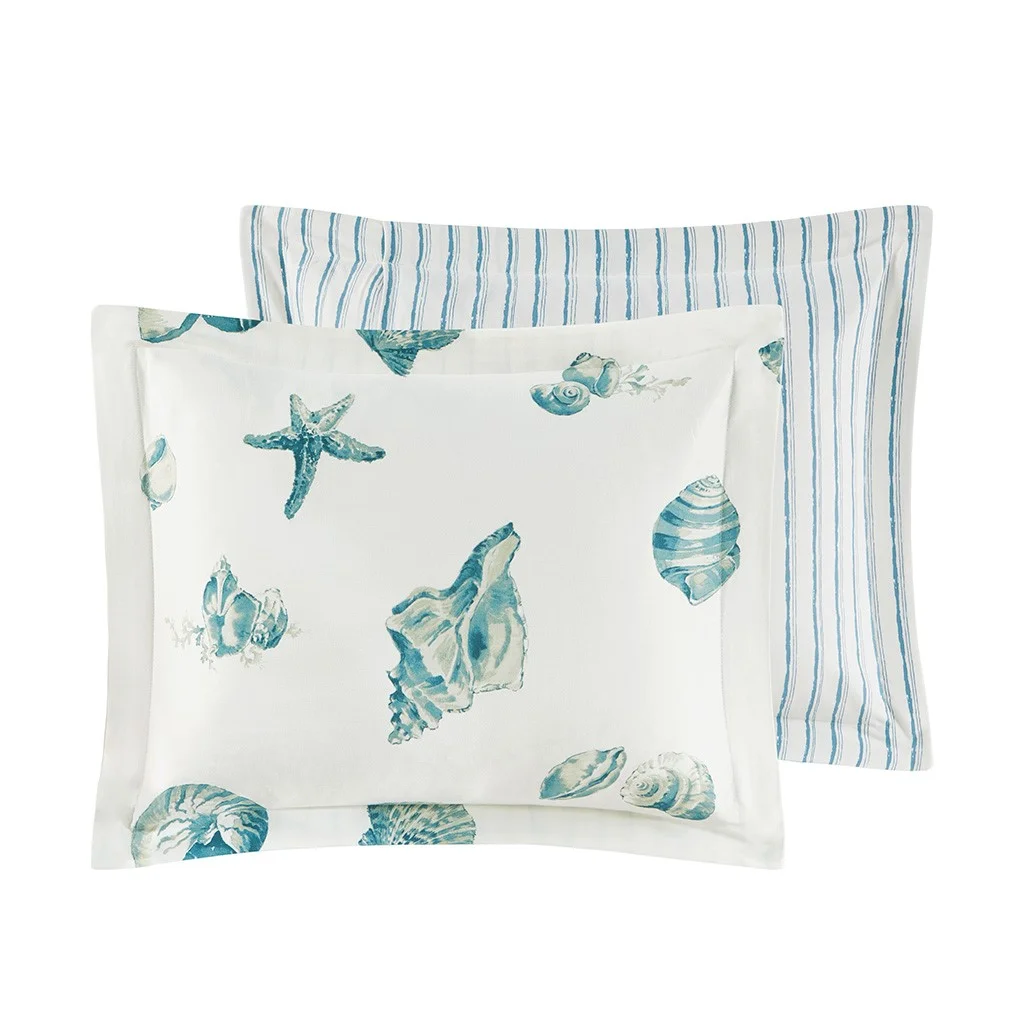 Gracie Mills Lane 3-Piece Seaside Serenity Duvet Cover Set - GRACE-422