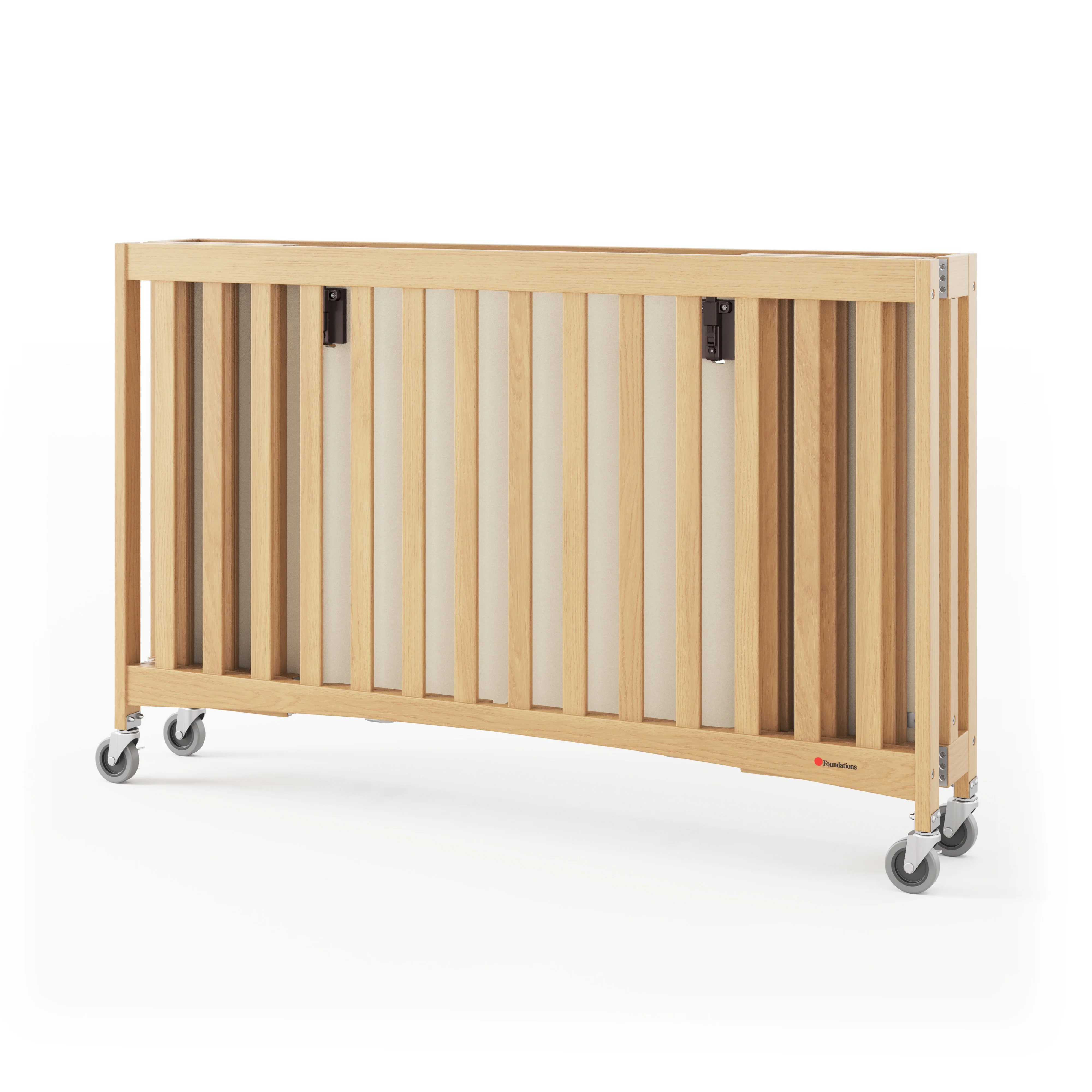 Travel Sleeper® Full-Size Folding Wood Crib w/ 3