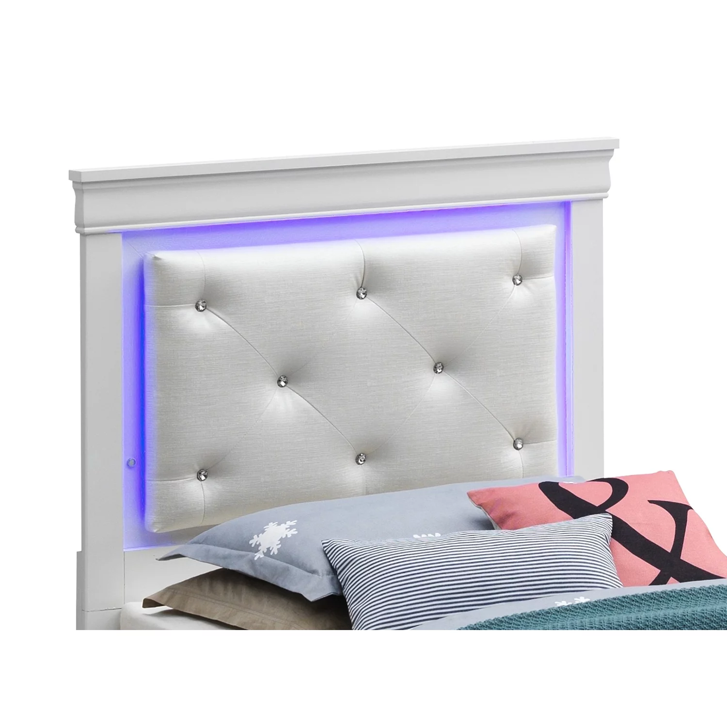 Homestock  Timeless Trends G6590C-TB3 Twin Bed , Silver Champagne