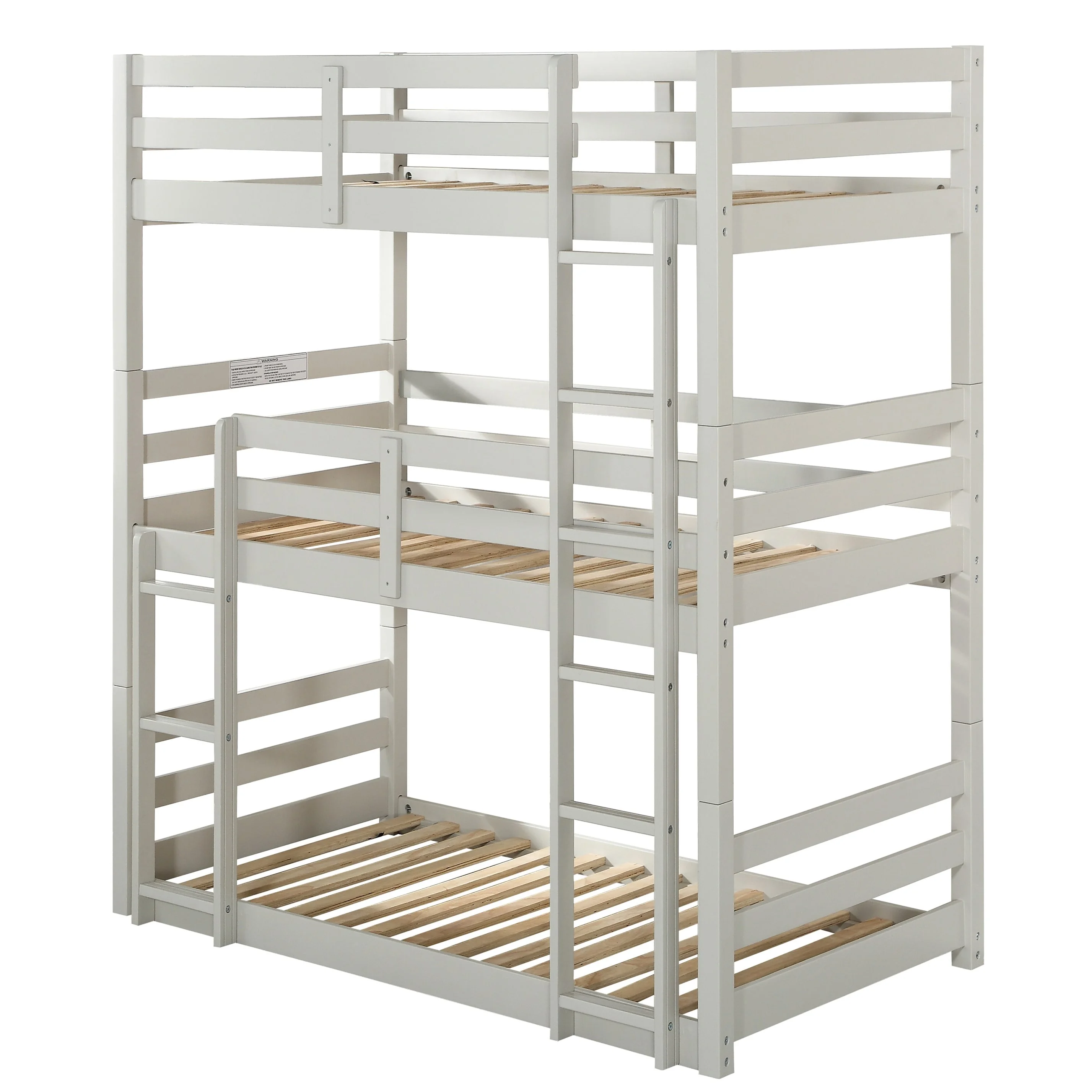 Valais Light Grey Twin Triple Bunk Bed