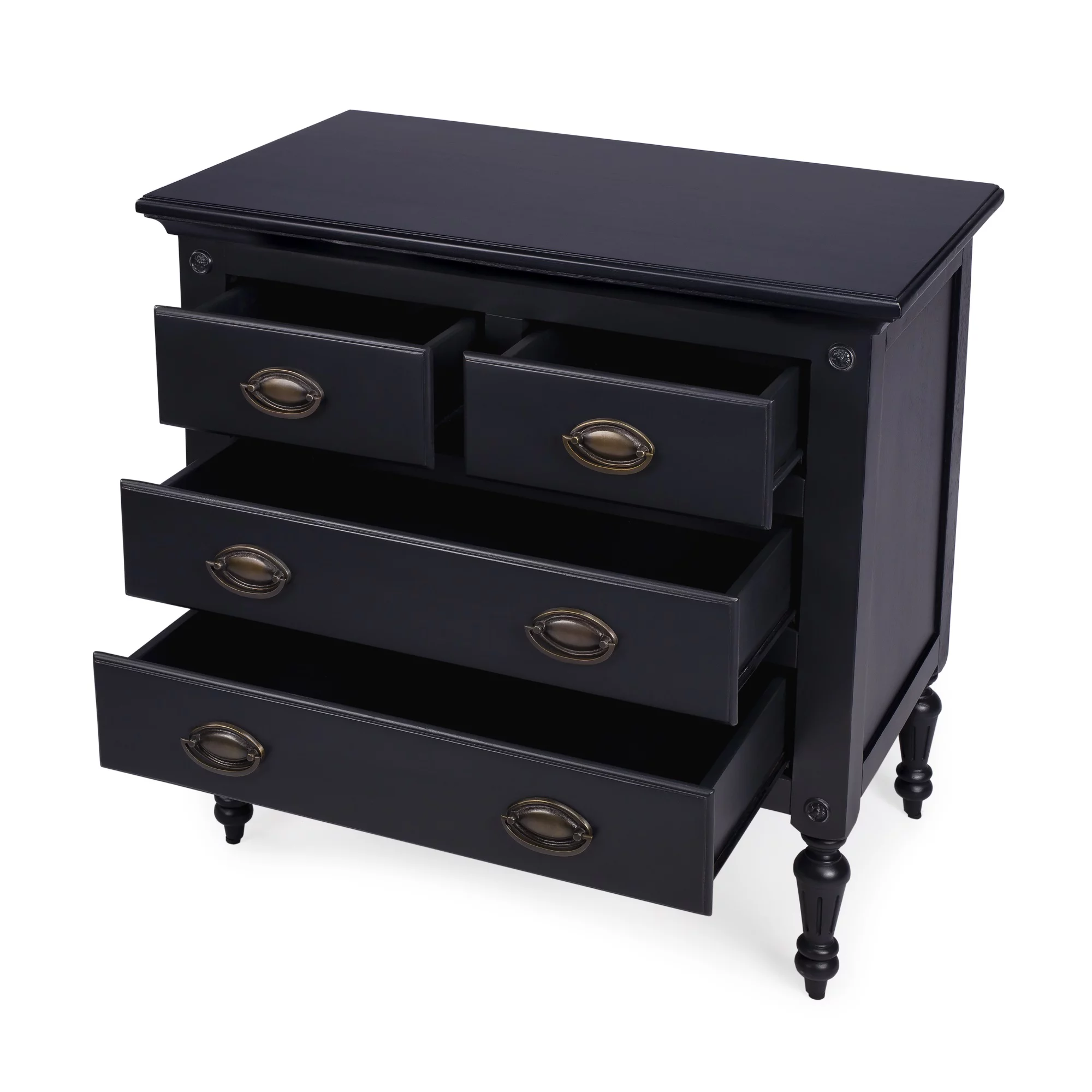Butler Specialty Company Easterbrook 4 Drawer Wood Chest - Black