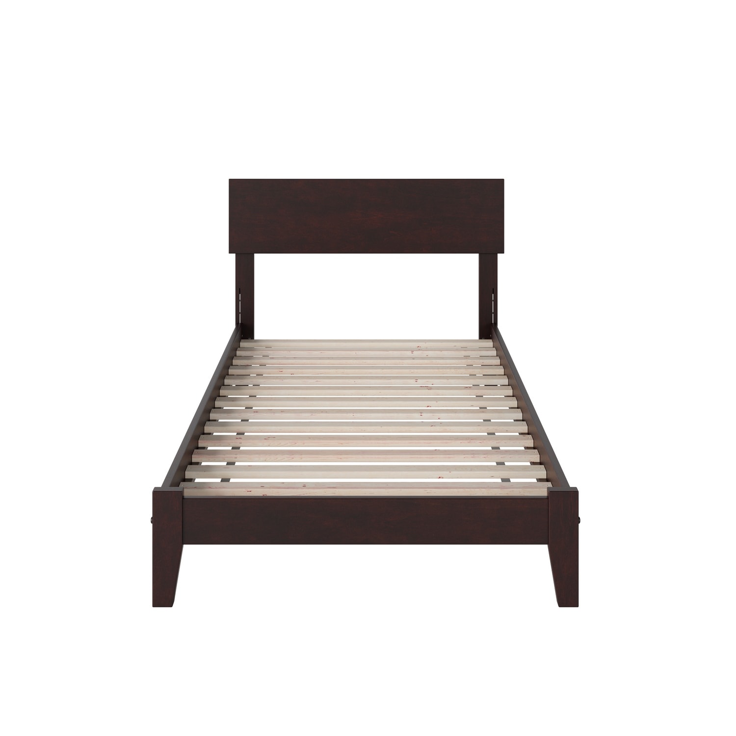 AFI Orlando Espresso Wood Twin Open Foot Platform Bed