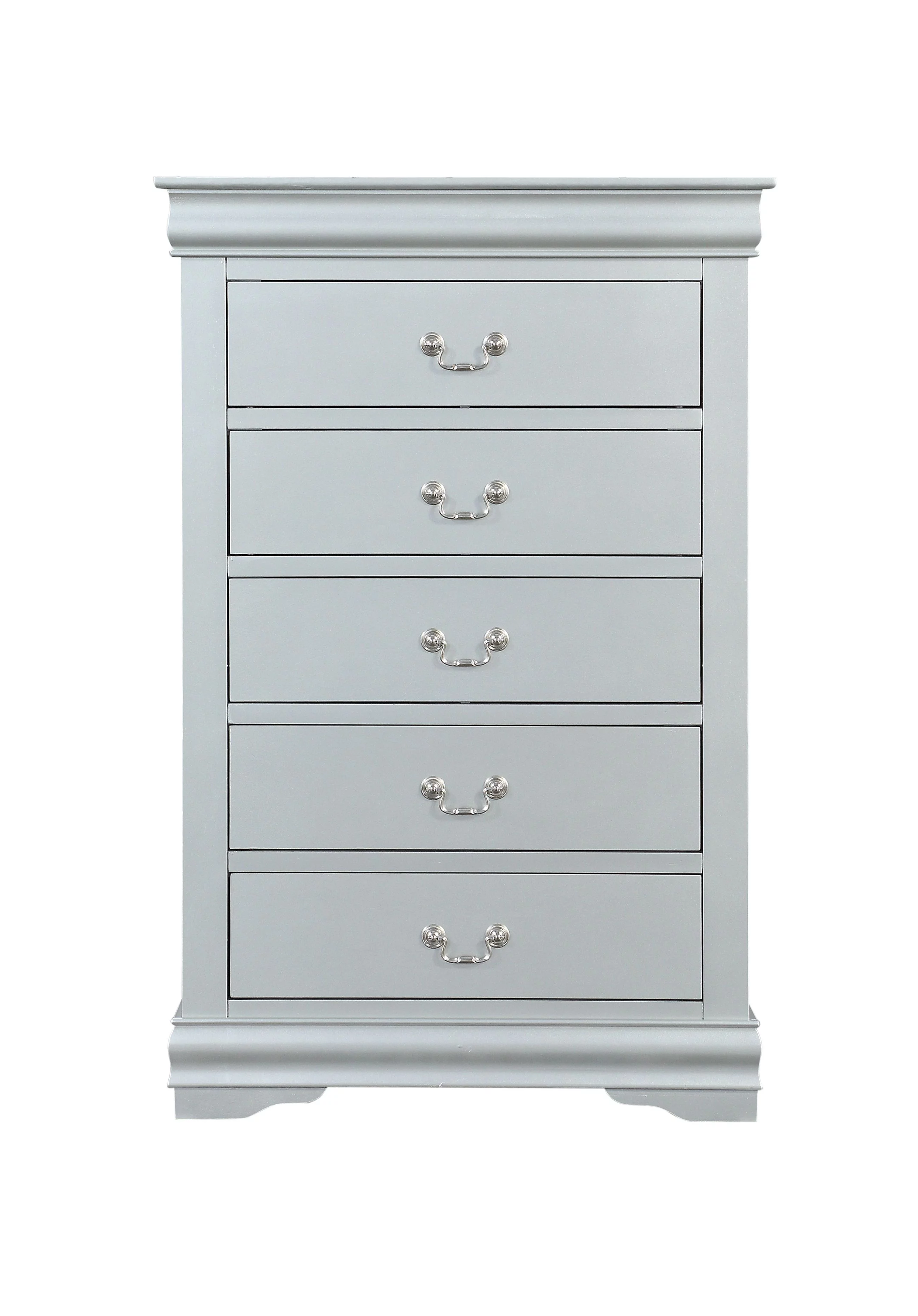 Louis Philippe Chest in Platinum 26736