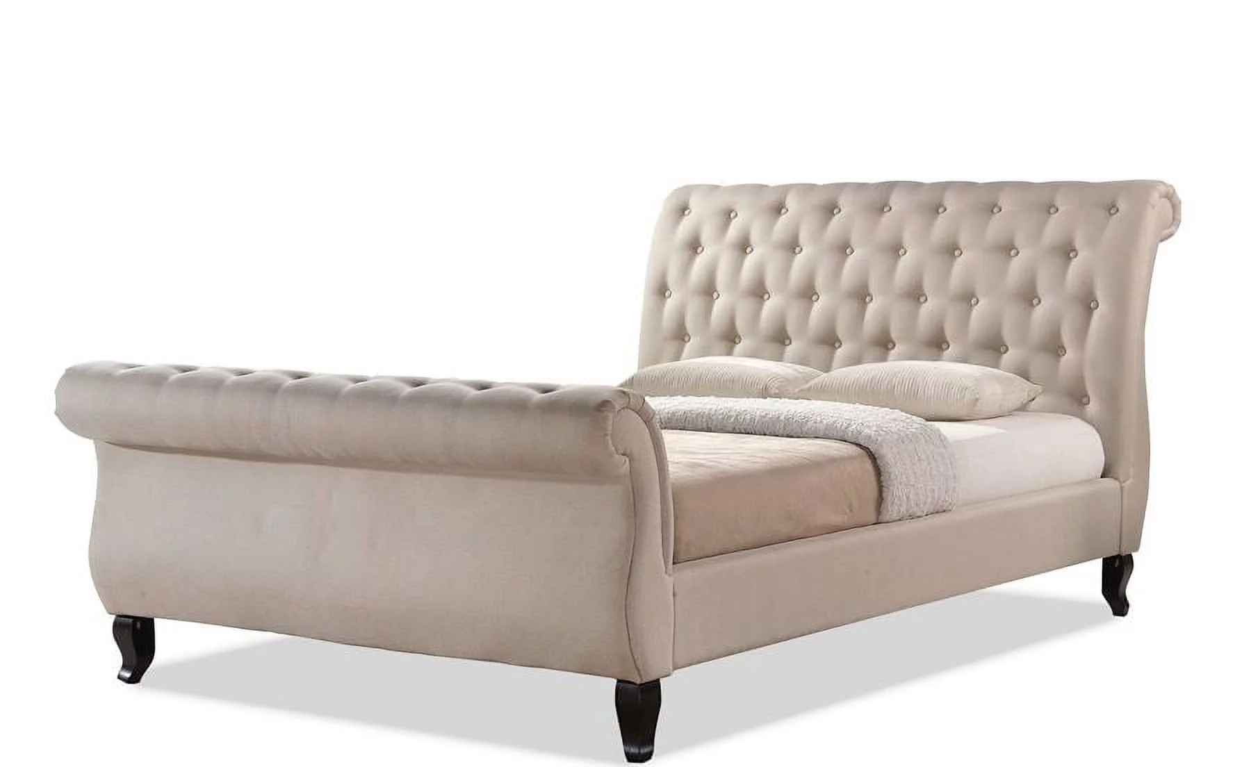 Baxton Studio Antoinette Modern Platform Bed, Multiple Sizes, Multiple Colors