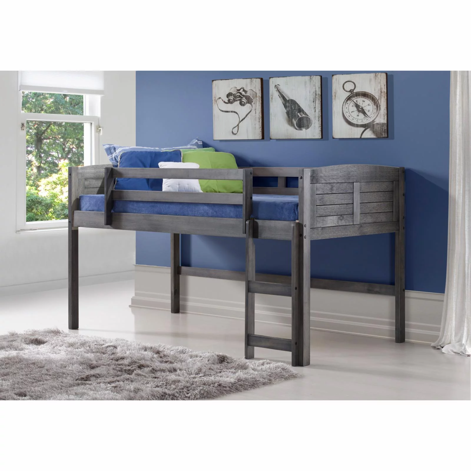 Donco Kids Louver Low Loft