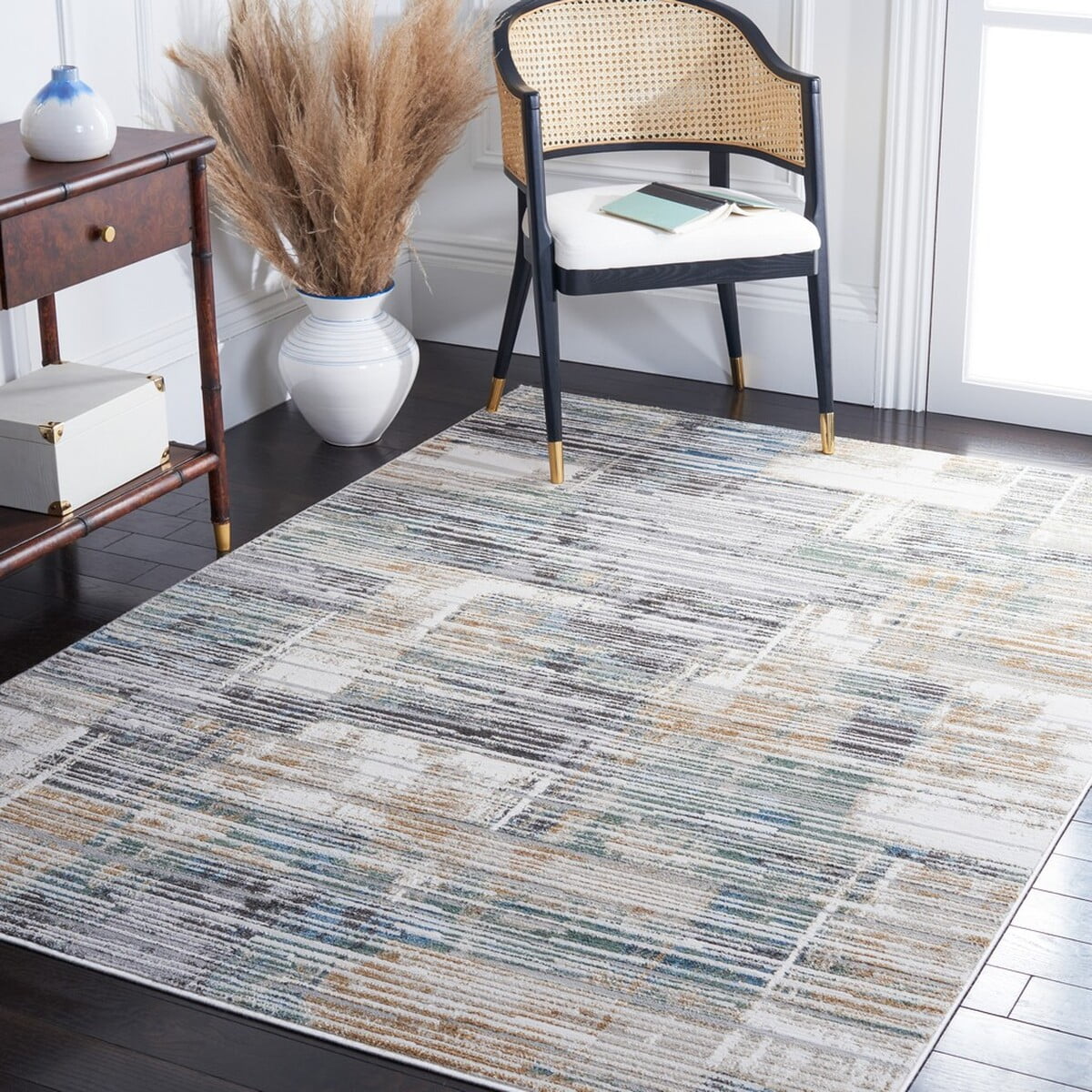 SAFAVIEH Bel Air Soho Abstract Area Rug, 4'5